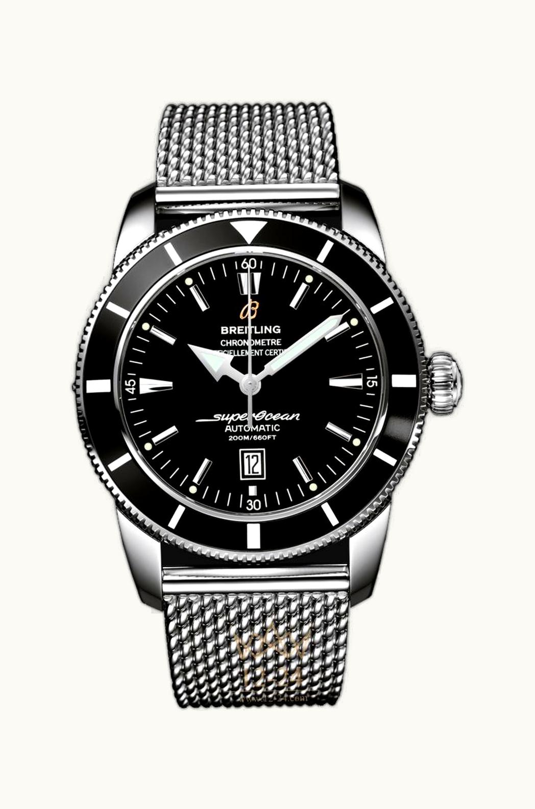 Breitling Superocean Heritage 46 Stainless Steel / Black / Black /