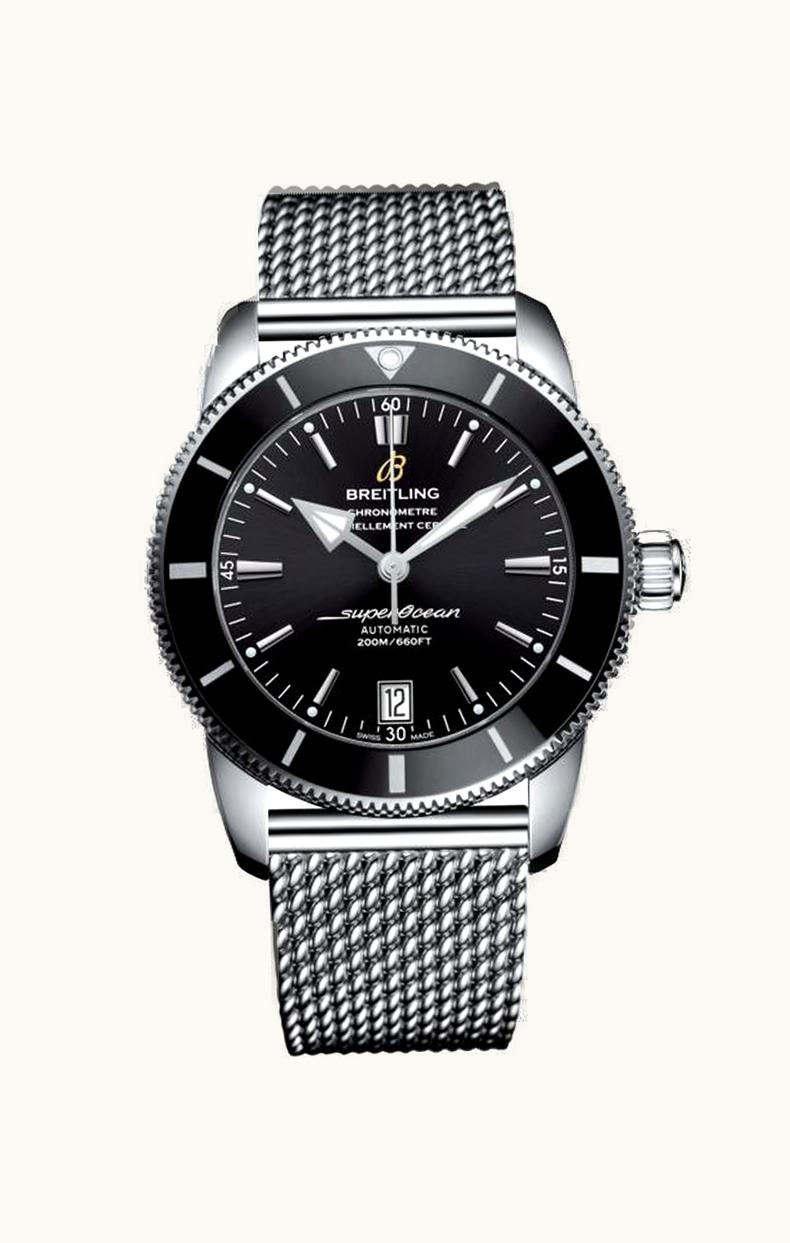 Breitling Superocean Heritage II 42 Stainless Steel / Black / Black / Bracelet