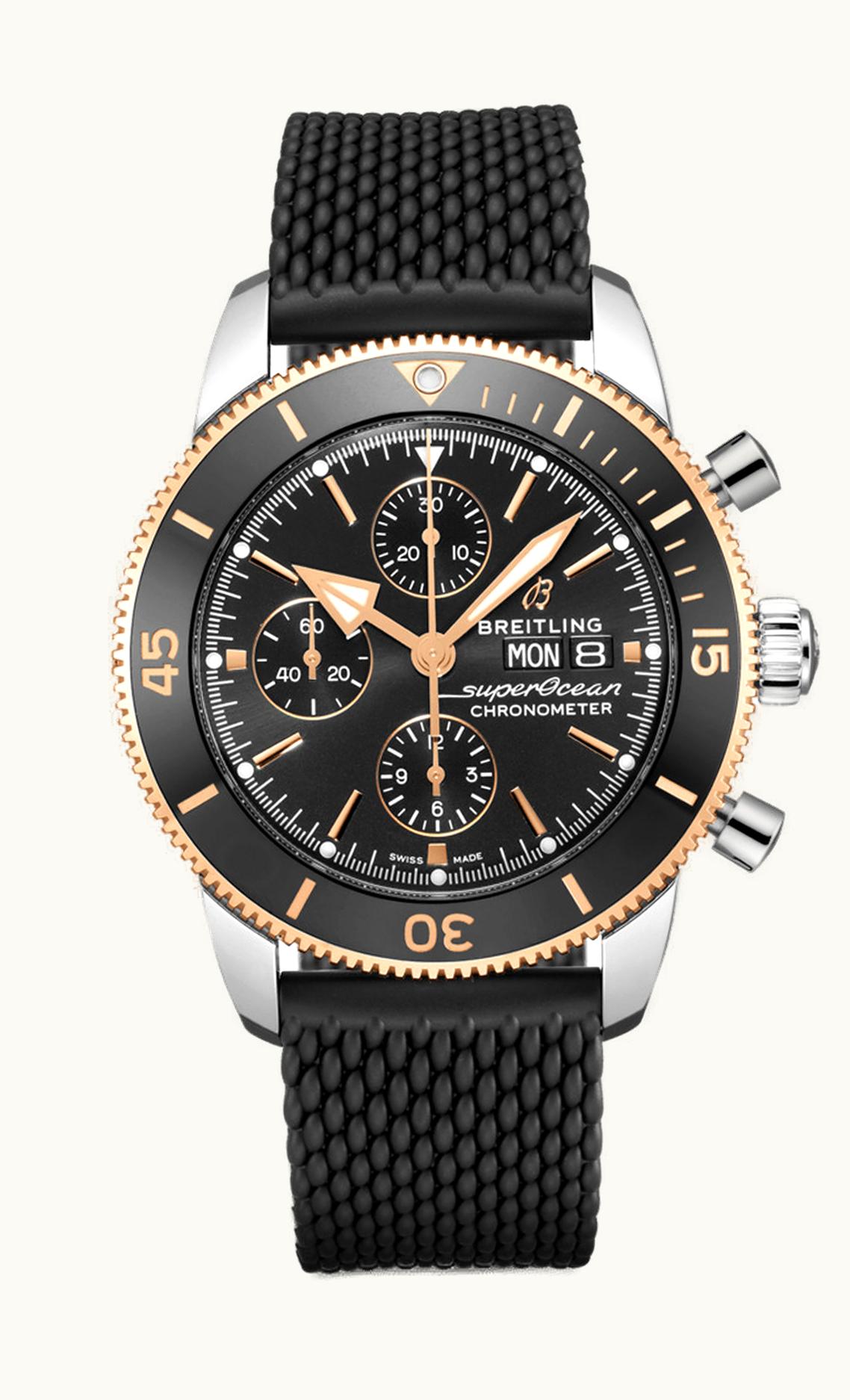 Breitling Superocean Heritage 46 Chronograph Stainless Steel / Bronze / Bronze / Milanese