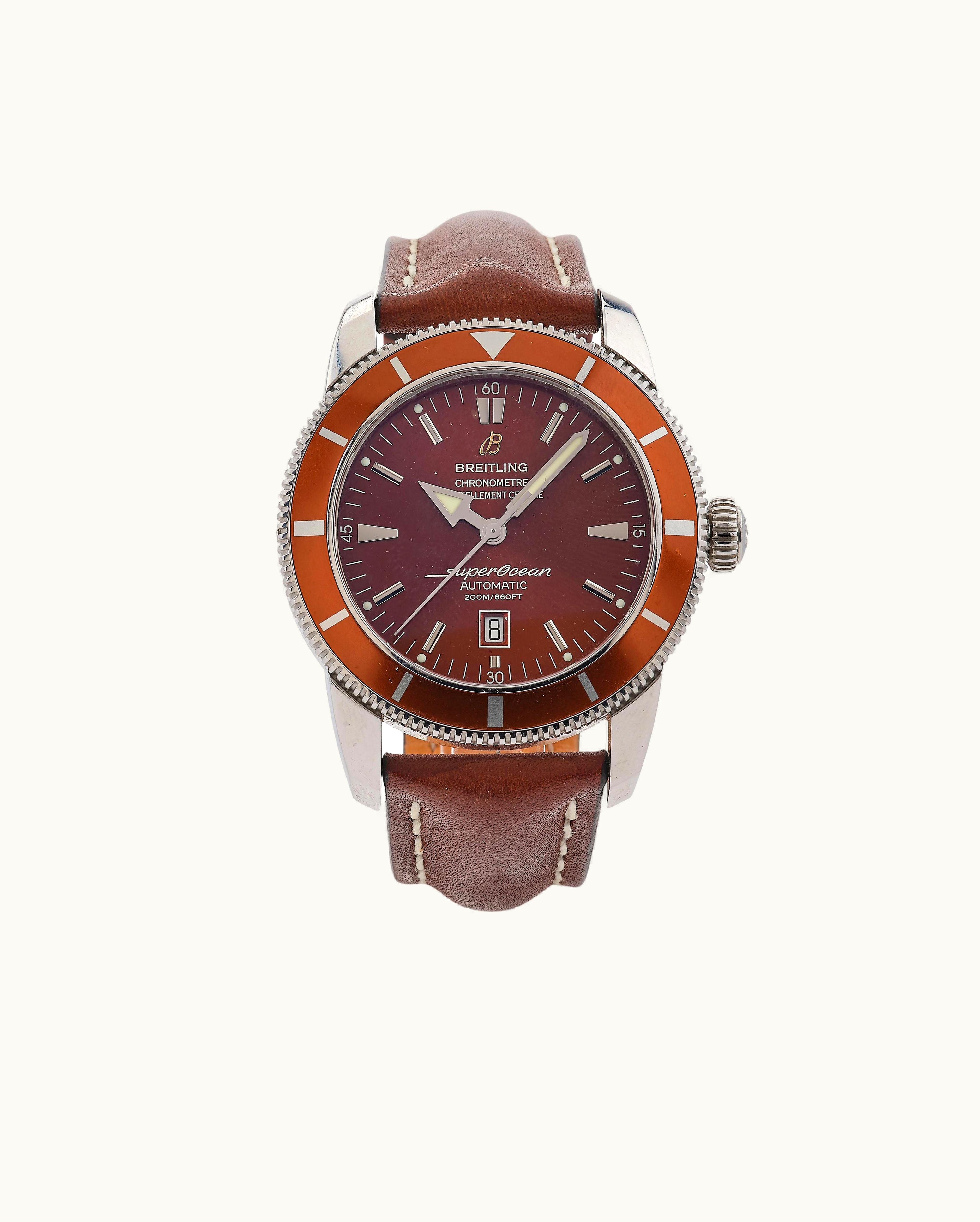 Breitling Superocean Heritage 46 Stainless Steel / Blue / Blue / Rubber