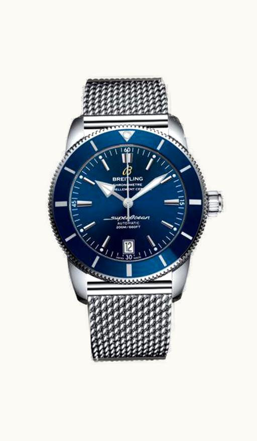 Breitling Superocean Heritage II 42 Stainless Steel / Blue / Blue / Bracelet