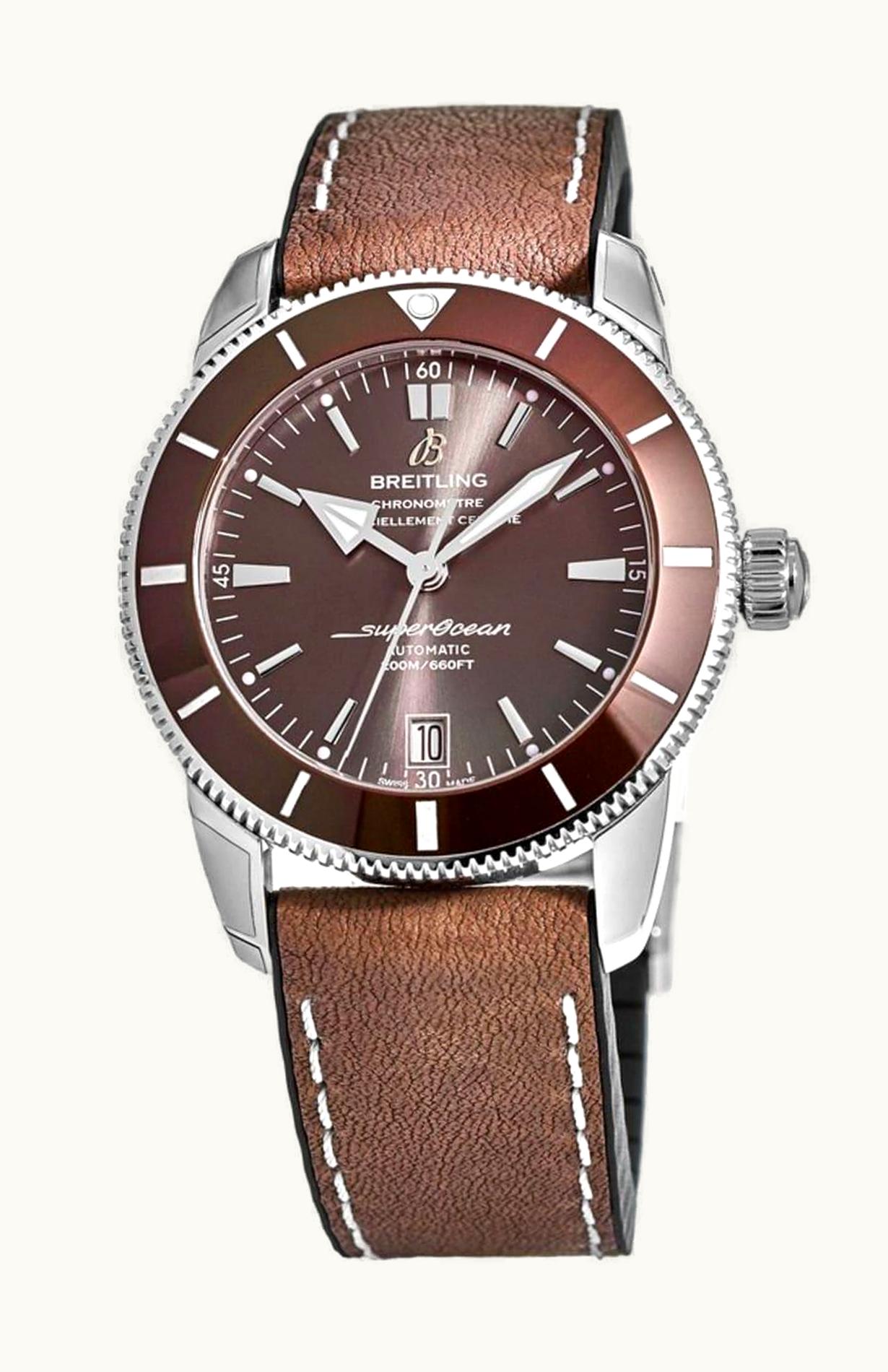 Breitling Superocean Heritage II 42 Stainless Steel / Bronze / Bronze / Rubber Leather