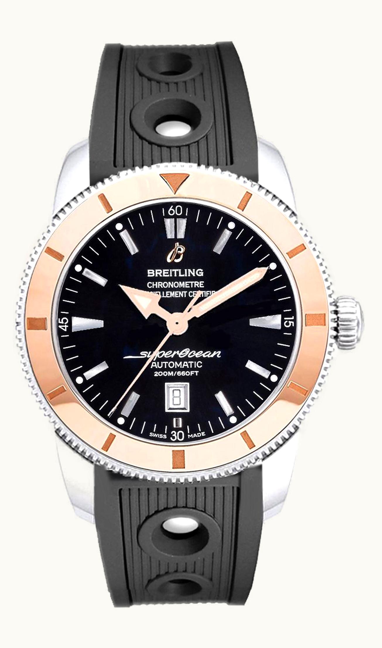 Breitling Superocean Heritage 46 Stainless Steel / Red Gold / Black / Rubber
