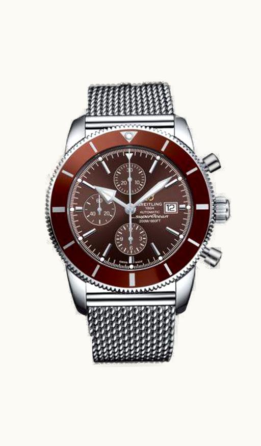 Breitling Superocean Heritage II 46 Chronograph Stainless Steel / Bronze / Bronze /  Milanese