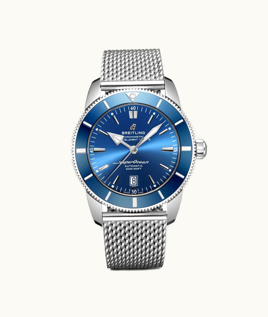 Breitling Superocean Heritage II 46 Stainless Steel / Blue / Blue / Bracelet