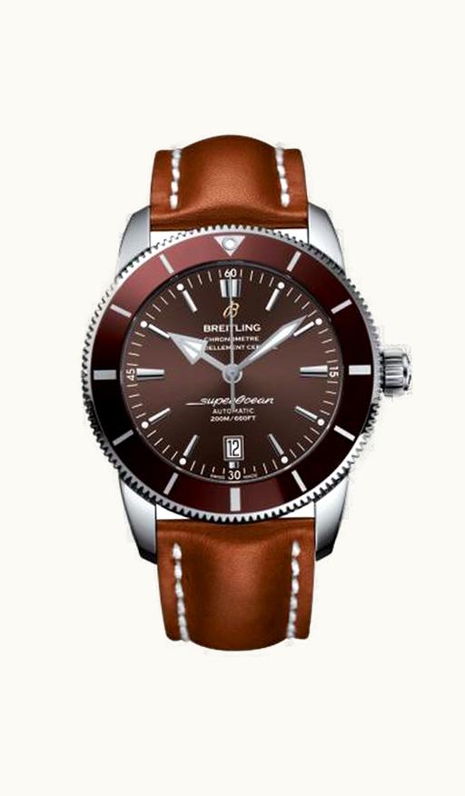 Breitling Superocean Heritage II 46 Stainless Steel / Bronze / Bronze / Calf / Folding