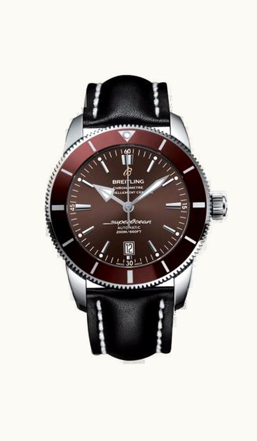 Breitling Superocean Heritage II 46 Stainless Steel / Bronze / Bronze / Calf / Folding