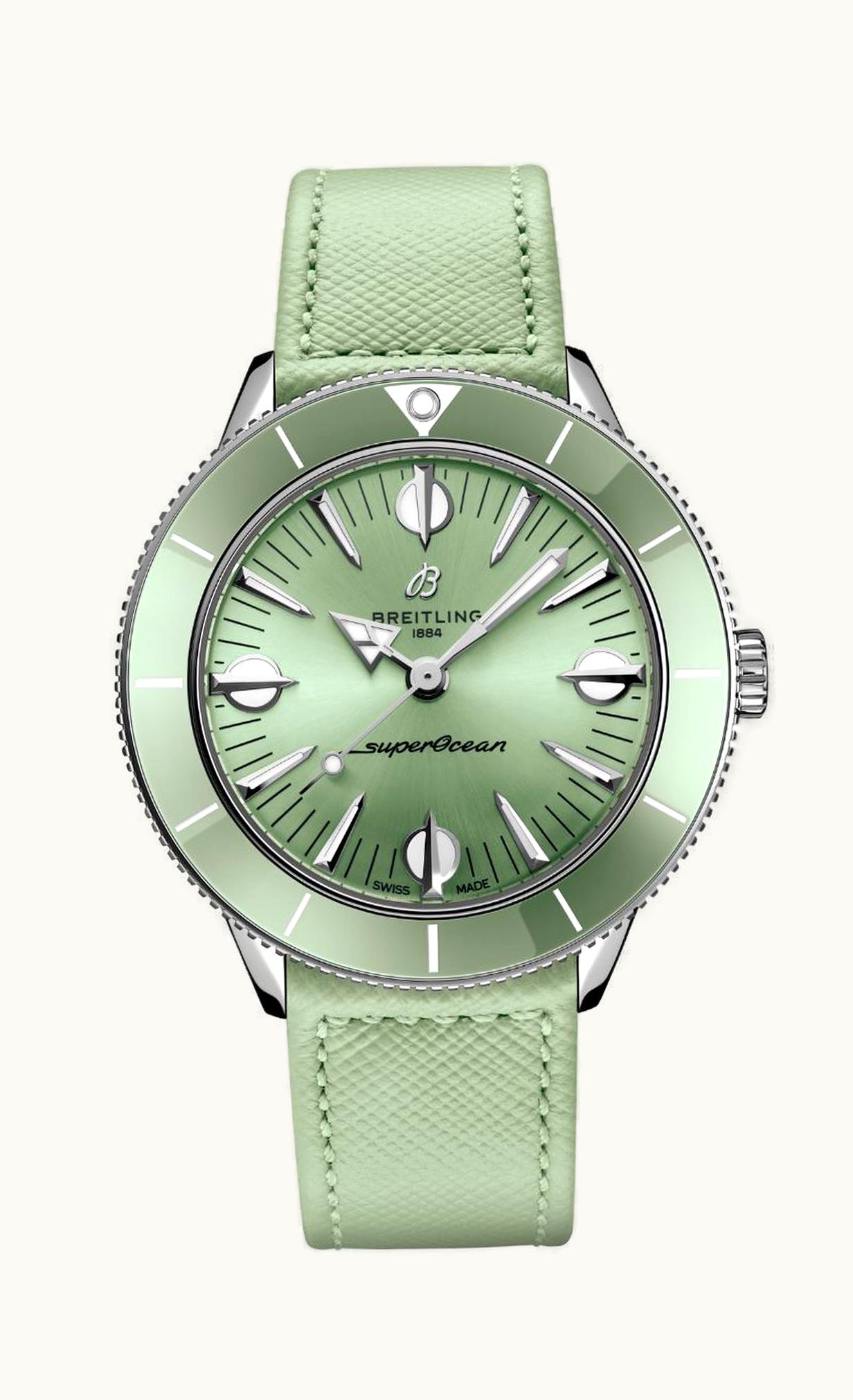 Breitling Superocean Heritage '57 Pastel Paradise / Mint Green