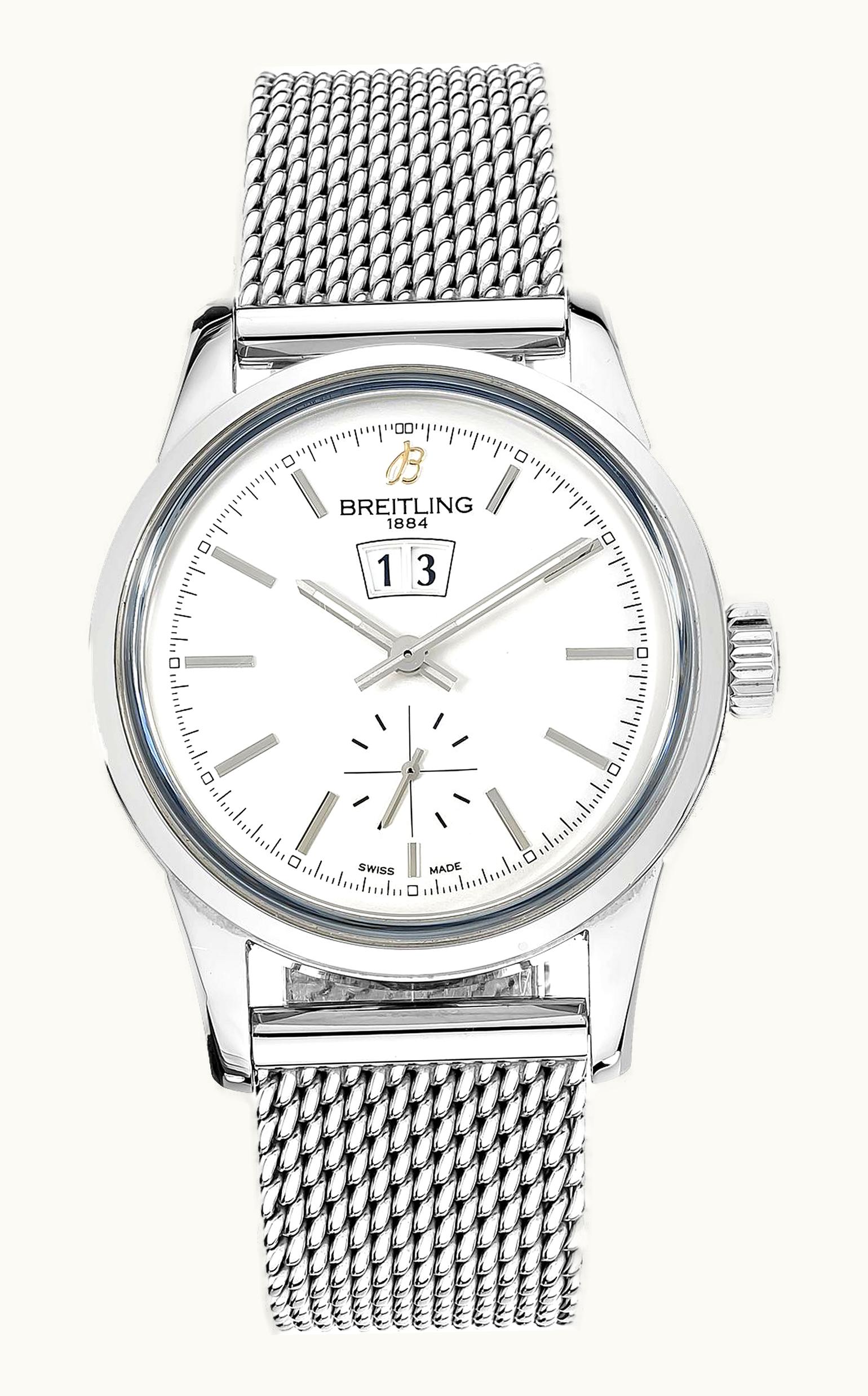 Breitling Transocean 38 Stainless Steel / Silver / Bracelet