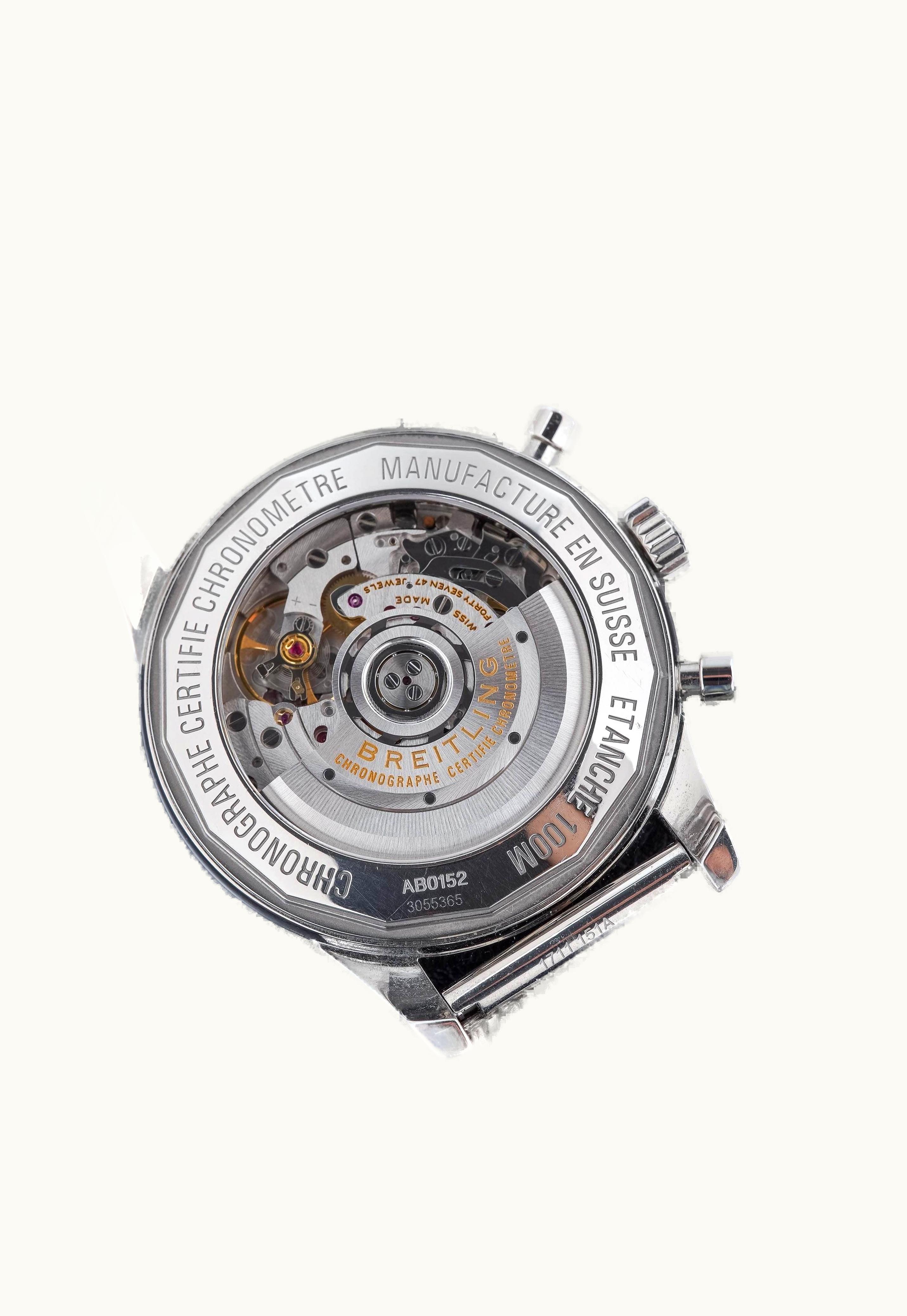 Breitling Transocean Date Stainless Steel / Silver / Bracelet