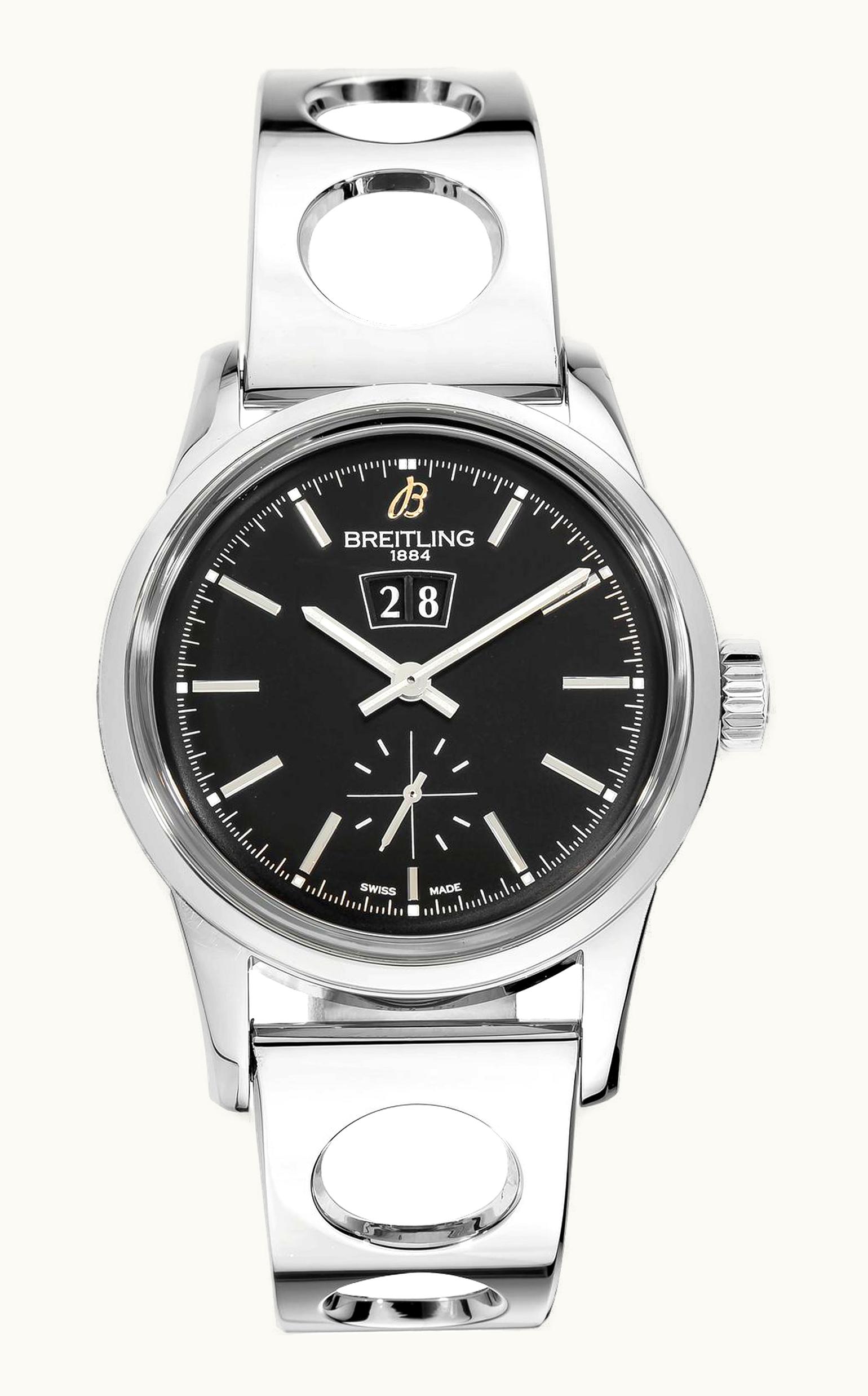 Breitling Transocean 38 Stainless Steel / Black / Bracelet