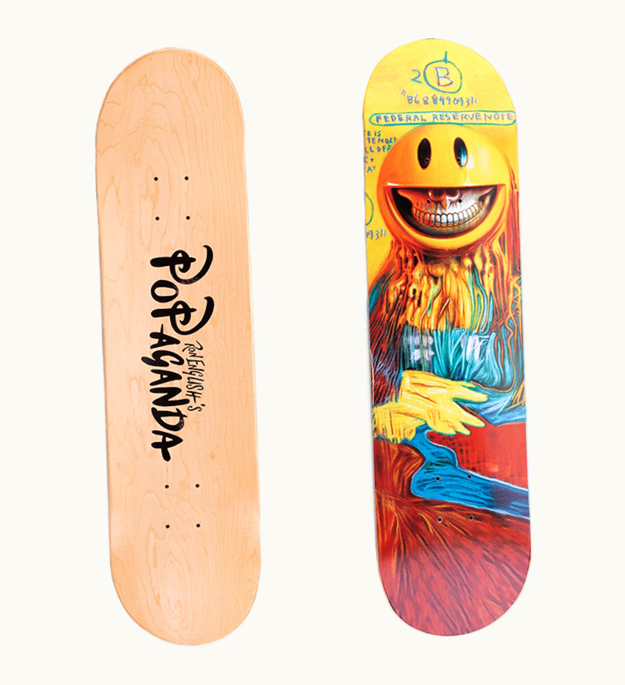 Funko Funko Pop x Ron English Mona Lisa Grin Funko Shop Exclusive Edition Of 300 Skateboard Deck