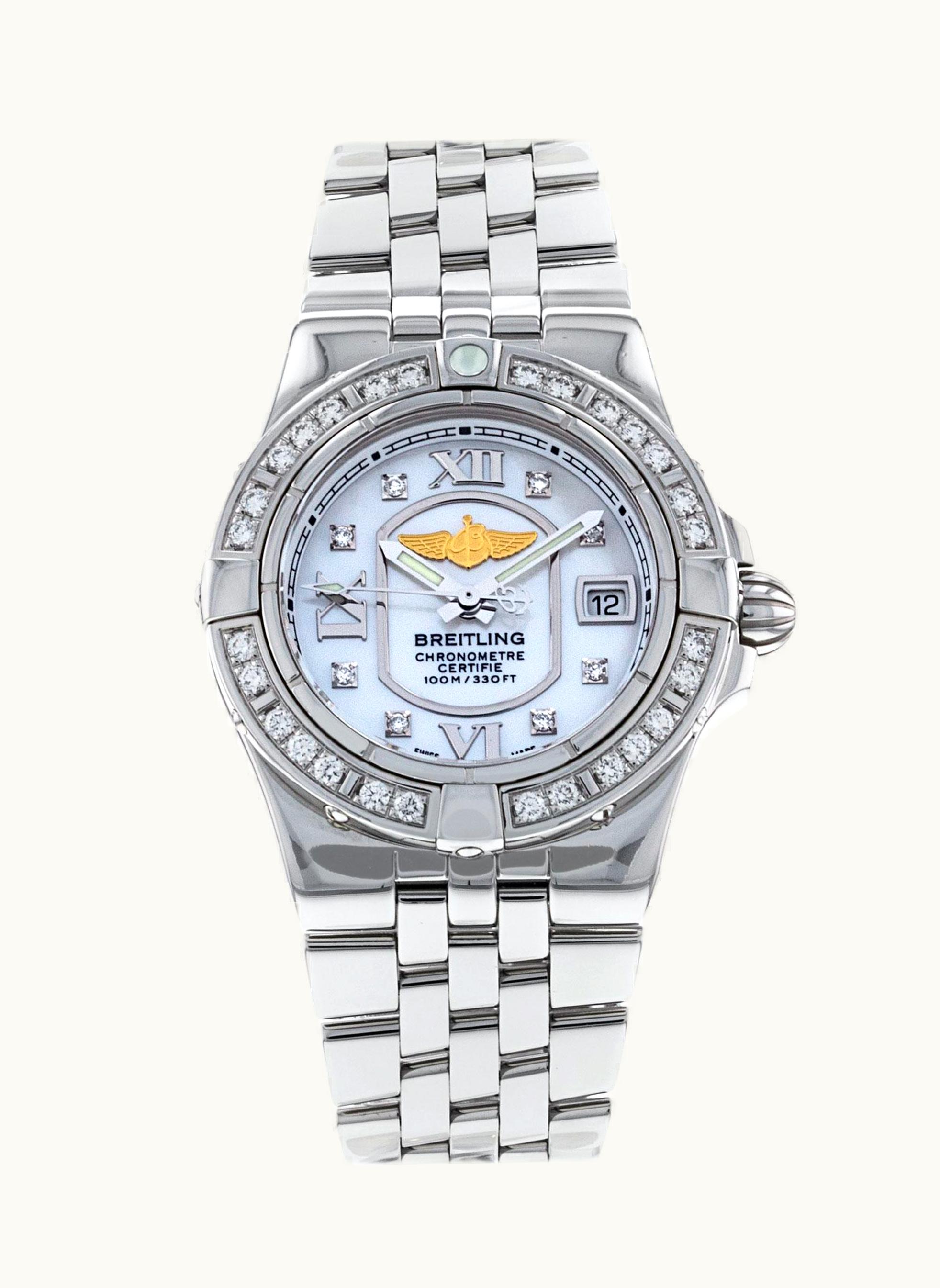 Breitling Starliner 2008 Diamond Bezel / MOP