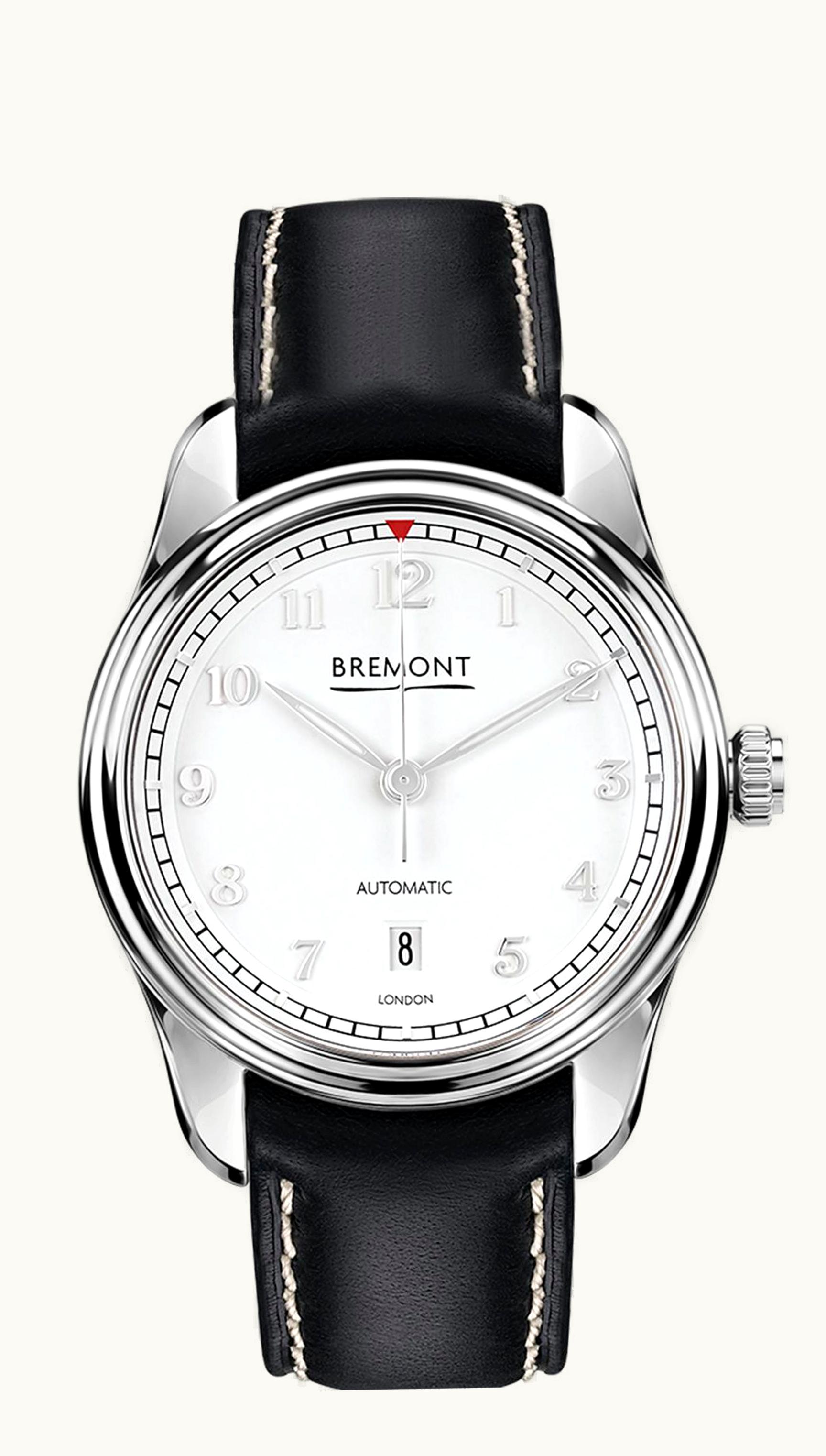 Bremont Airco Mach 2 Stainless Steel / White / Calf