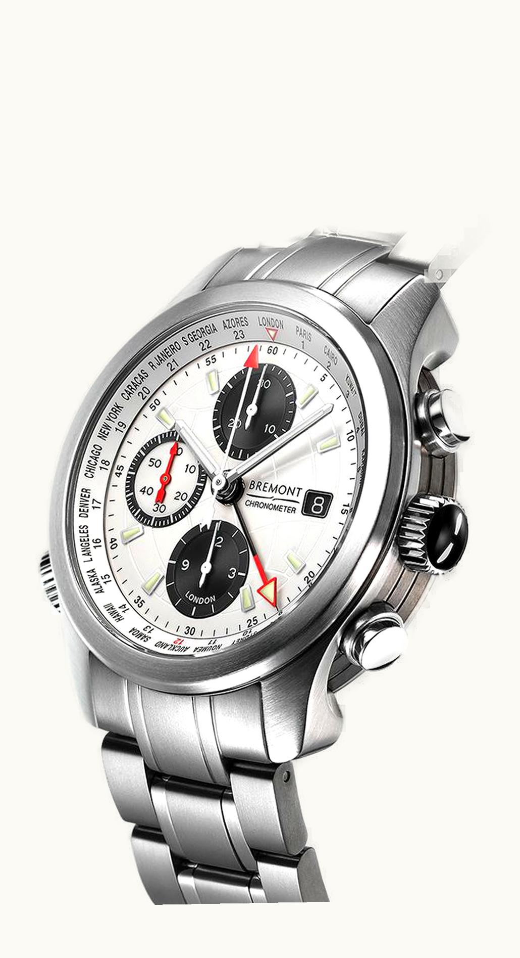 Bremont ALT1-WT Worldtimer White Bracelet
