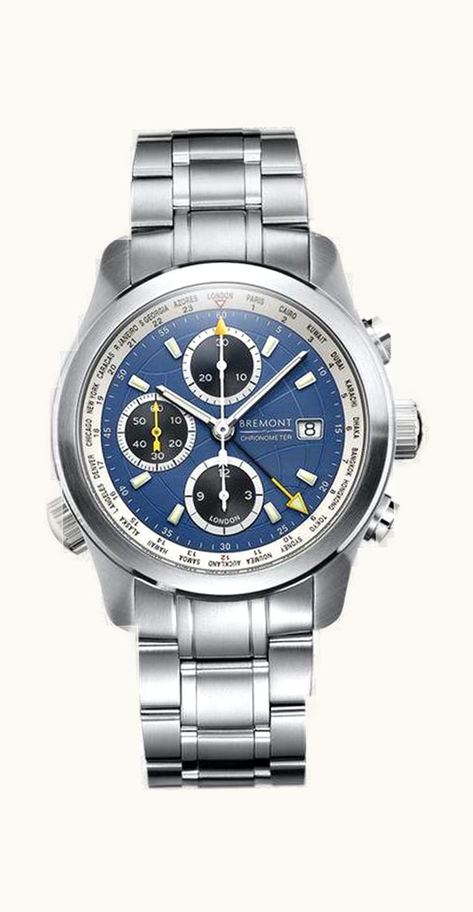 Bremont ALT1-WT Worldtimer Blue Bracelet