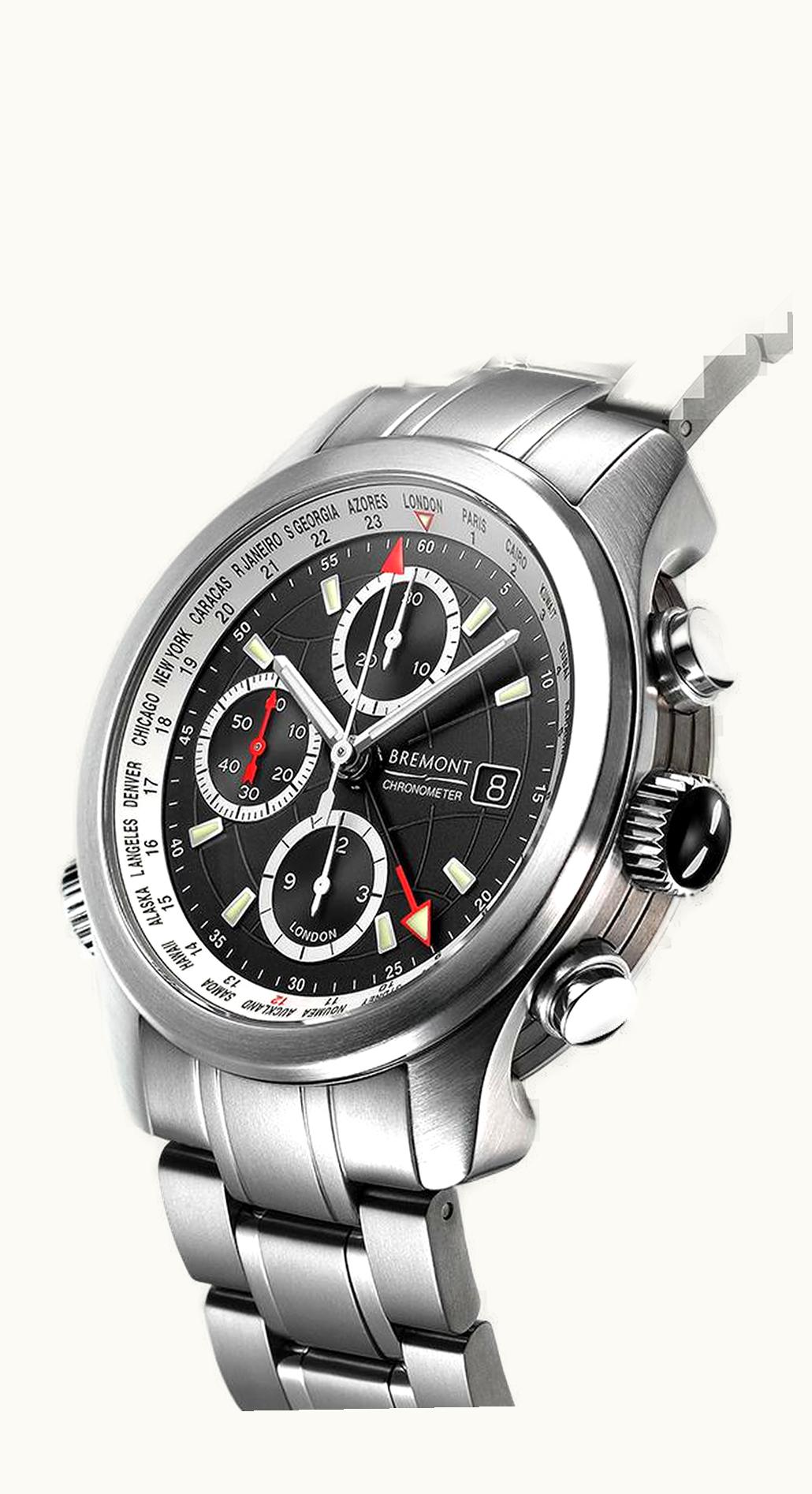 Bremont ALT1-WT Worldtimer Black