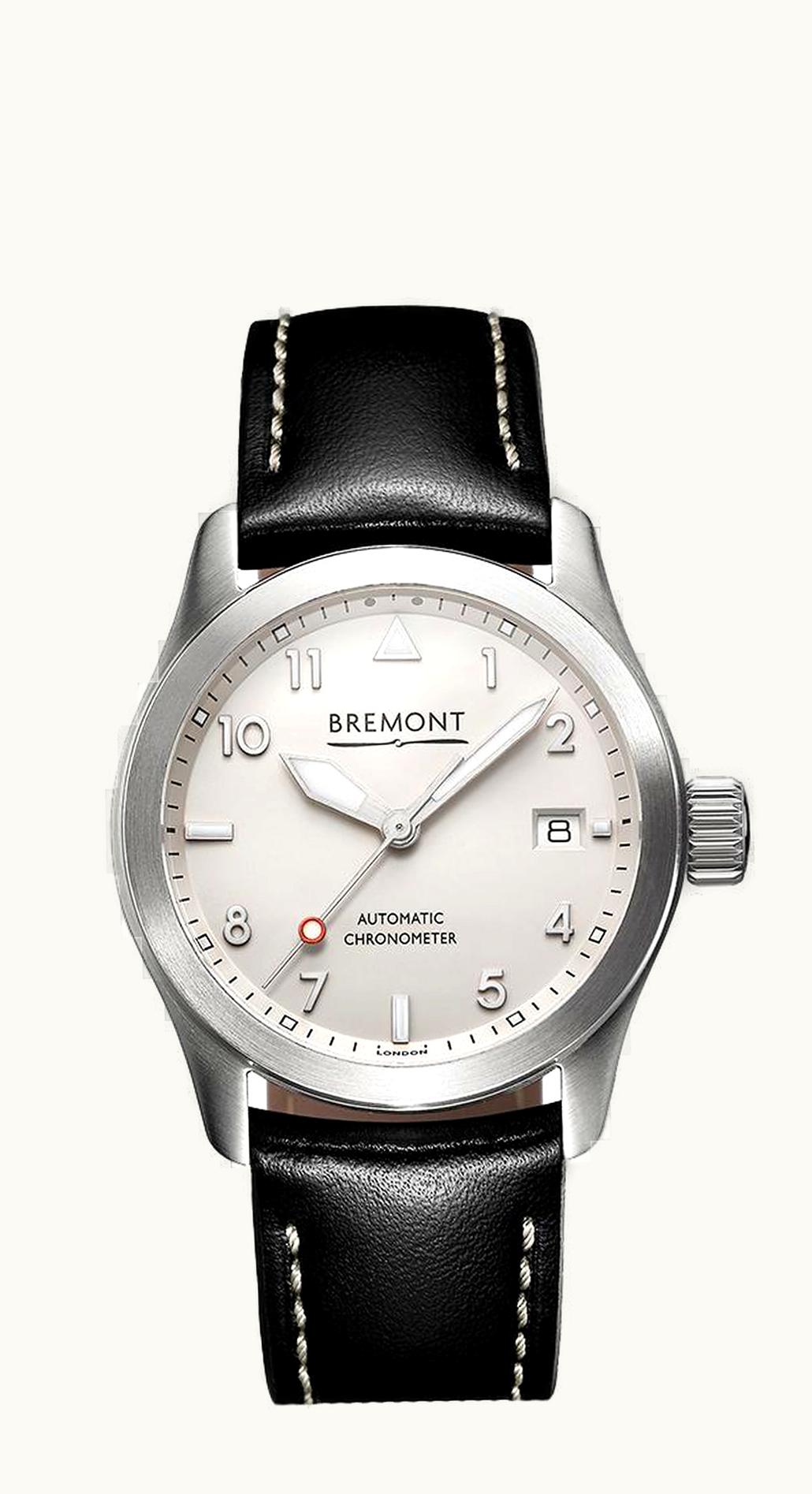 Bremont Solo 37 Silver / Gold Numerals
