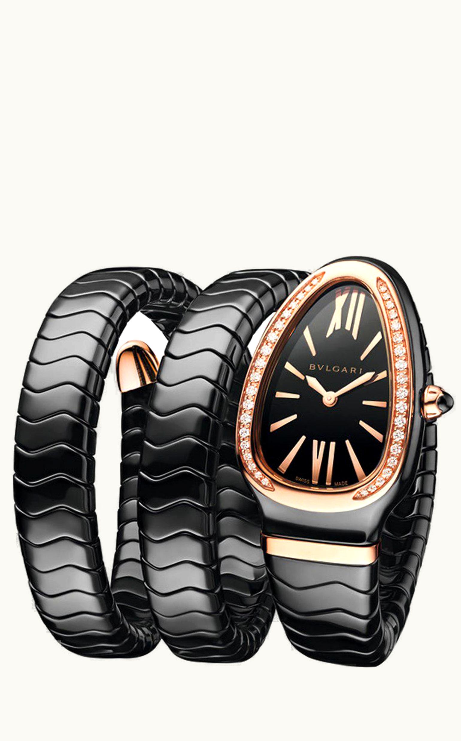 Bulgari Bulgari Solotempo 39 Pink Gold Black