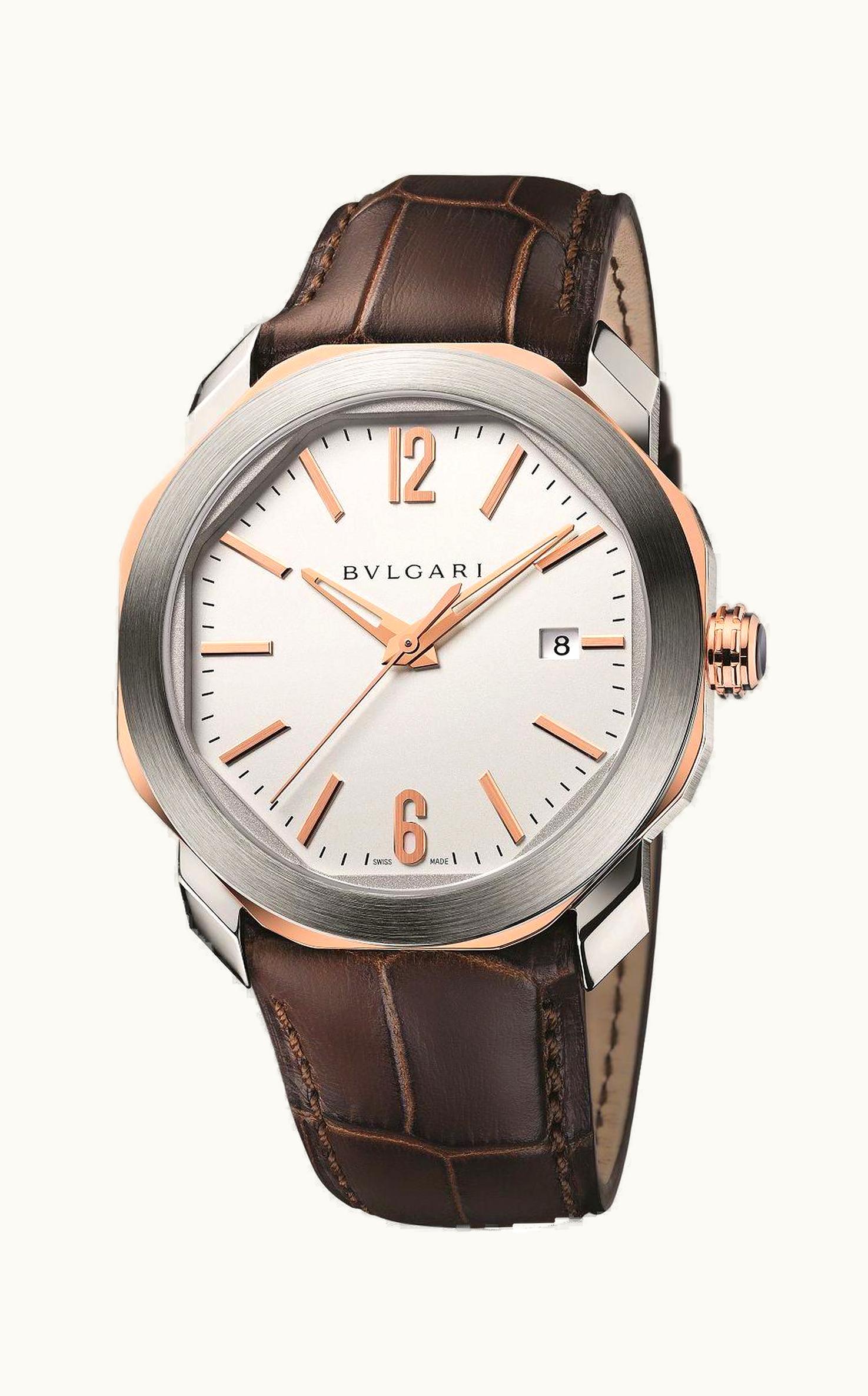 Bulgari Octo Roma 41 Stainless Steel / Pink Gold / Silver