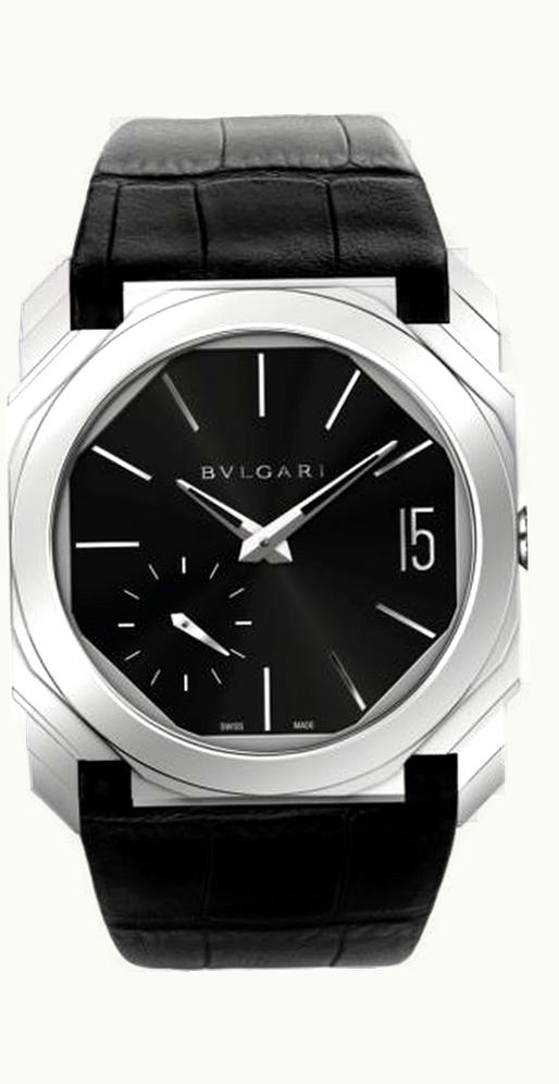 Bulgari Octo Finissimo Platinum / Worldtempus / Black
