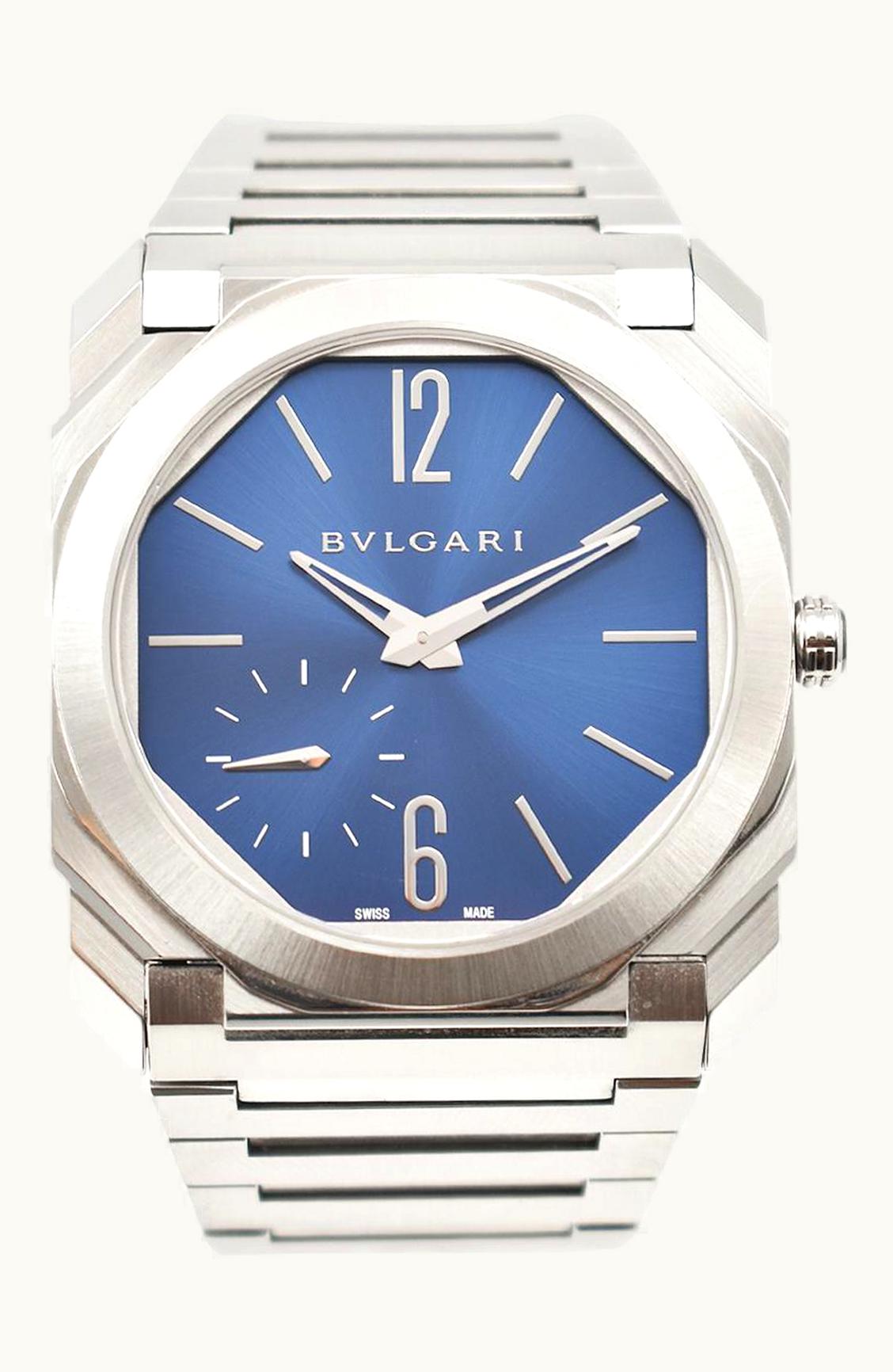 Bulgari Octo Finissimo S Stainless Steel / Blue / Bracelet