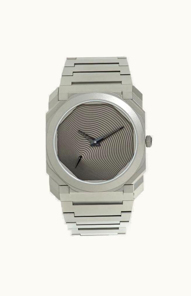 Bulgari Octo Finissimo Automatic Titanium / Grey / Calf