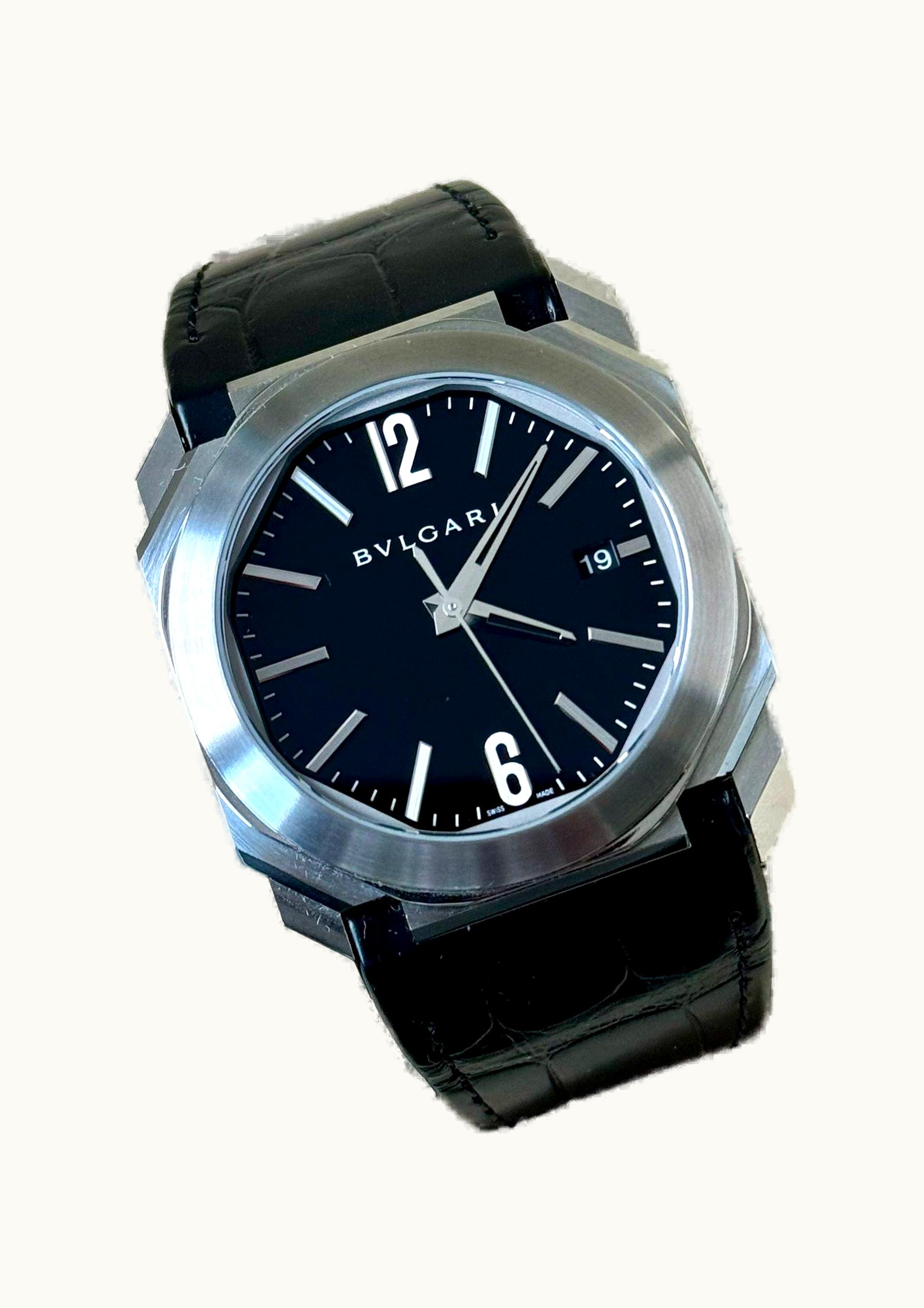 Bulgari Octo Solotempo 38 Black
