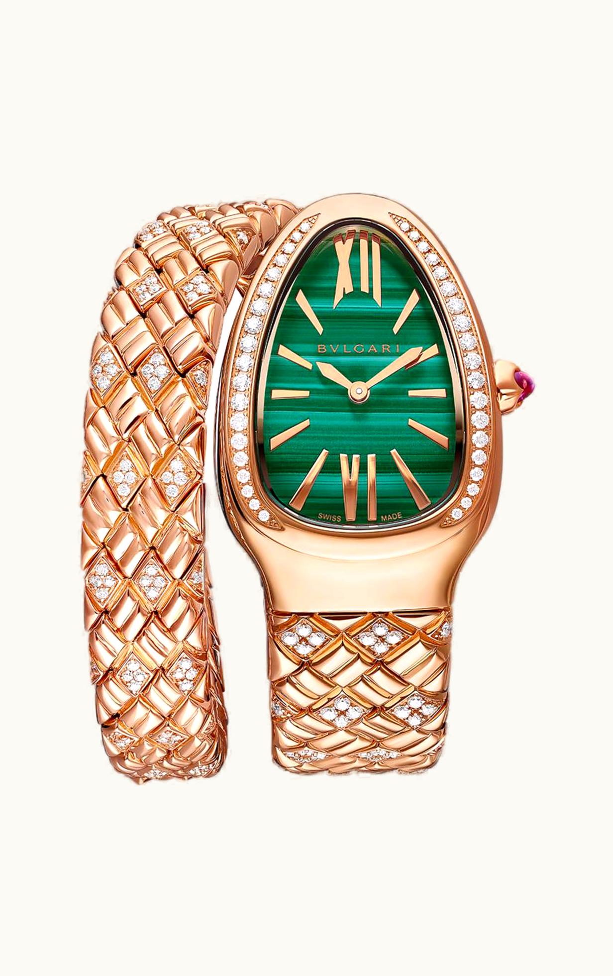 Bulgari Serpenti Spiga Pink Gold White