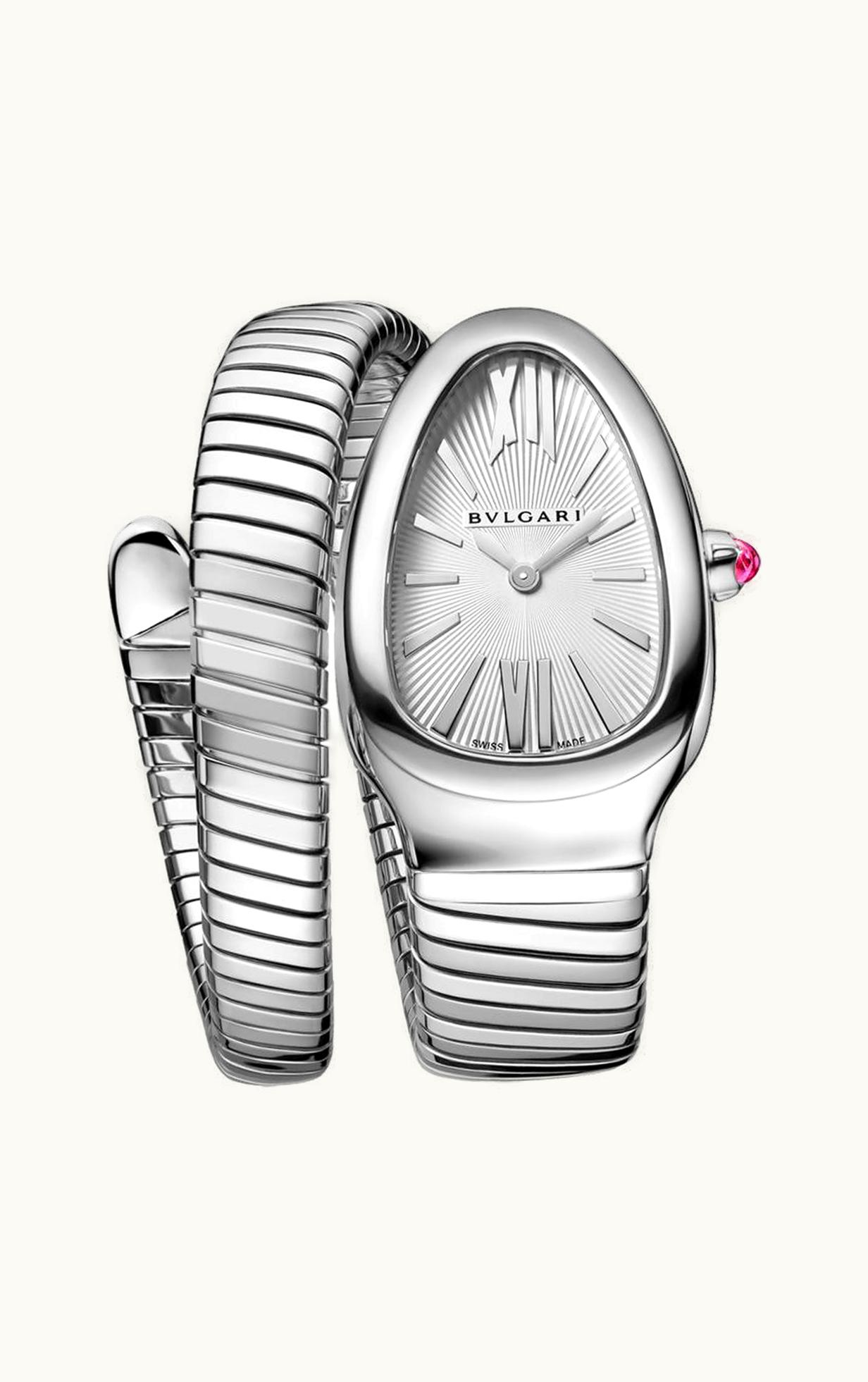 Bulgari Serpenti Tubogas Silver Large