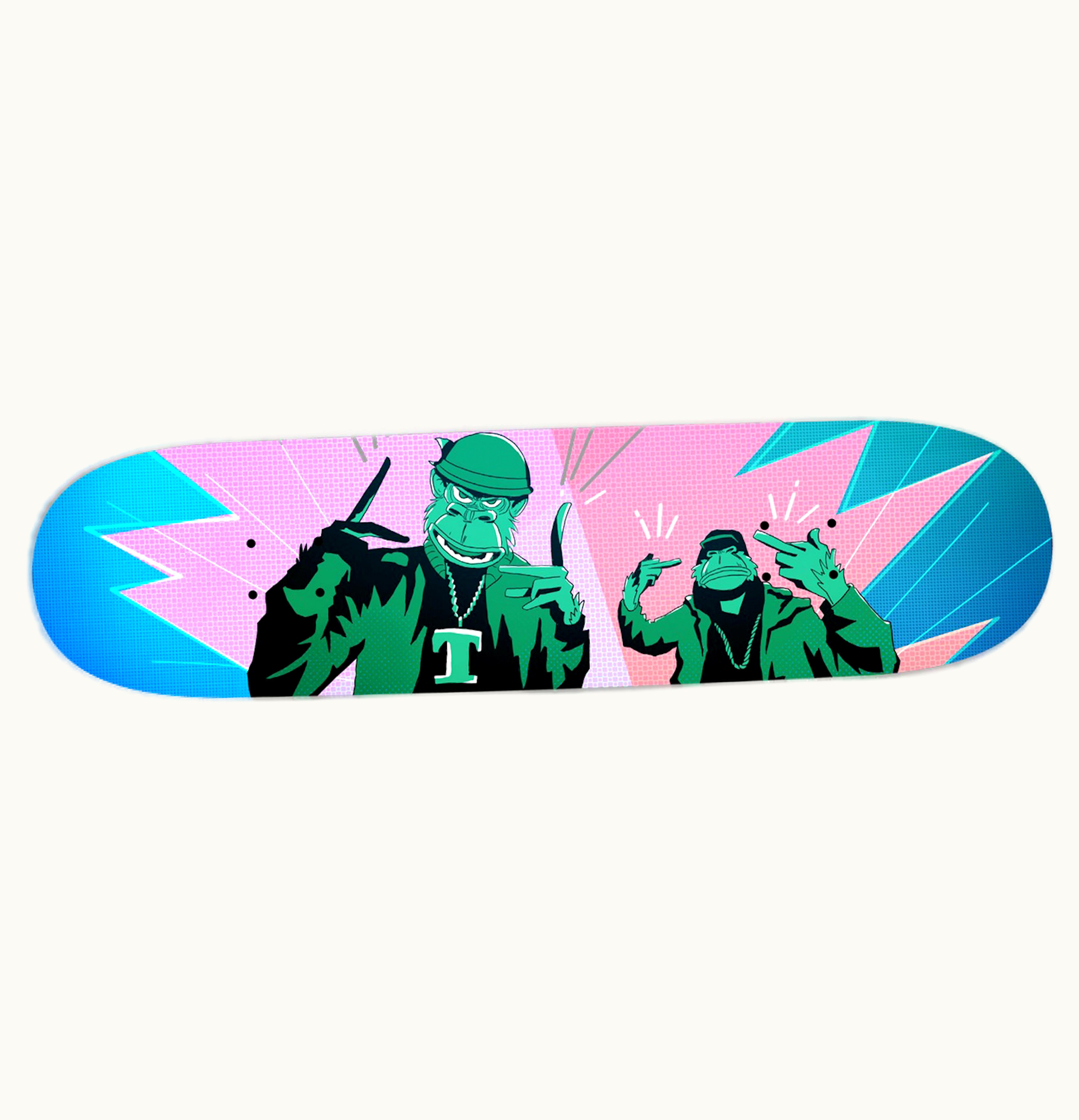 Ape Editions Ape Editions Snoop Dogg x Eminem 1xRun Go Ape Skateboard Deck Editon of 100