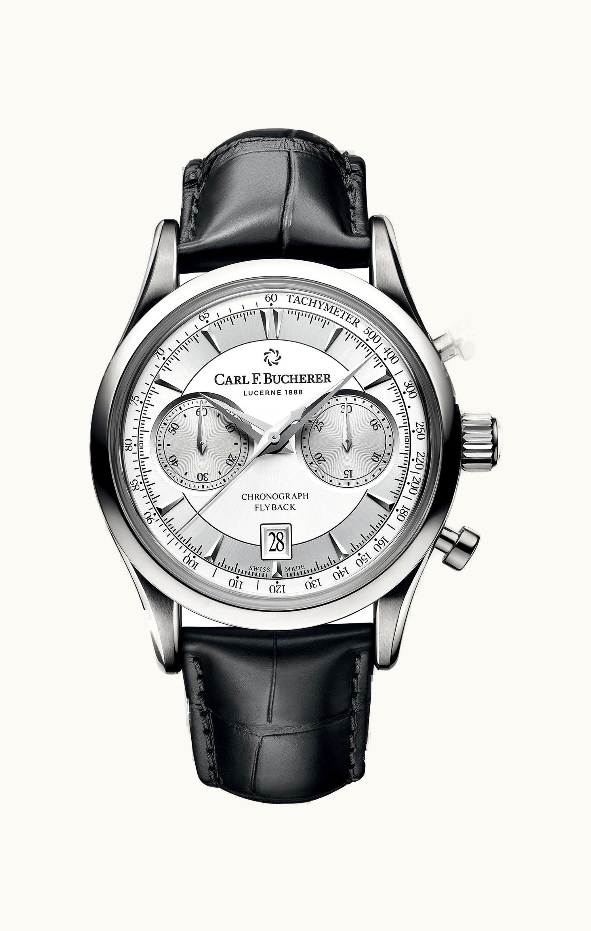 Carl F. Bucherer Manero Flyback Stainless Steel / Silver