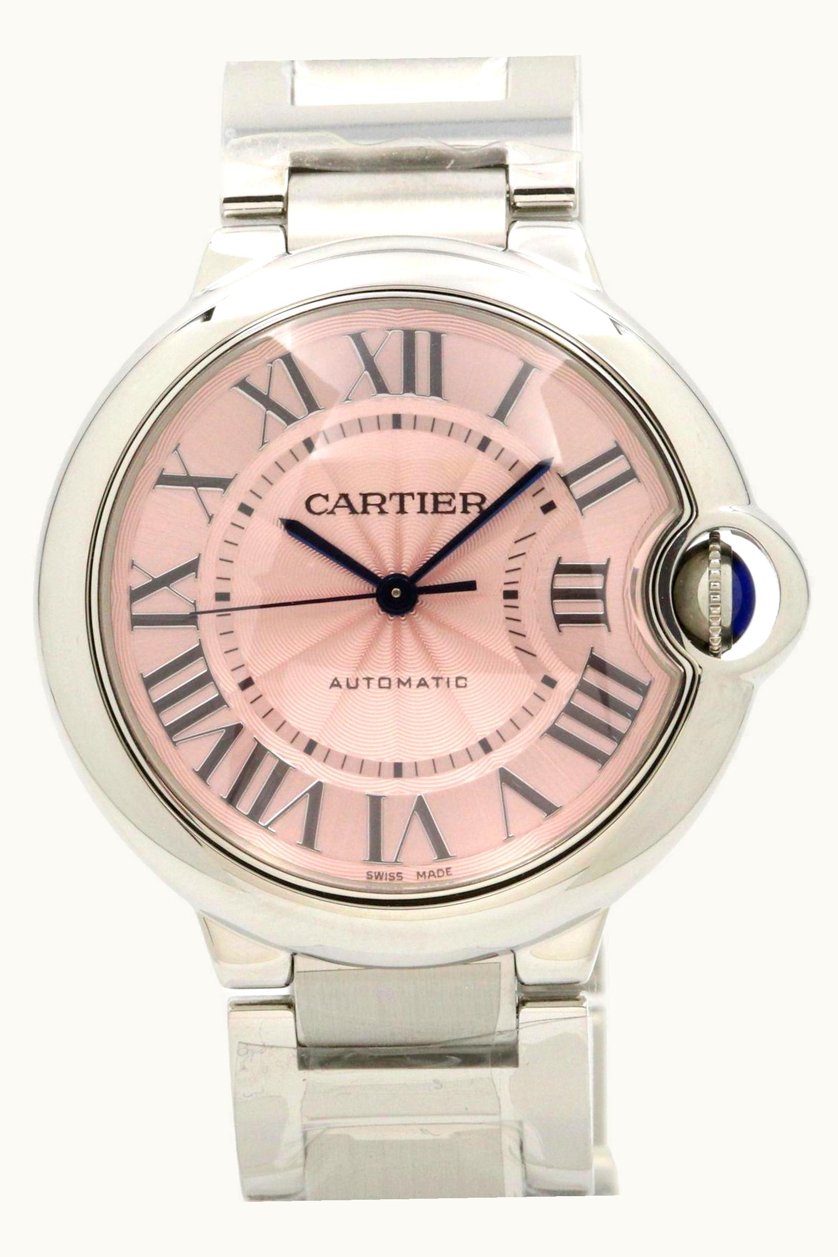 Cartier Ballon Blue de Cartier 36 Automatic Stainless Steel / Pink / Bracelet