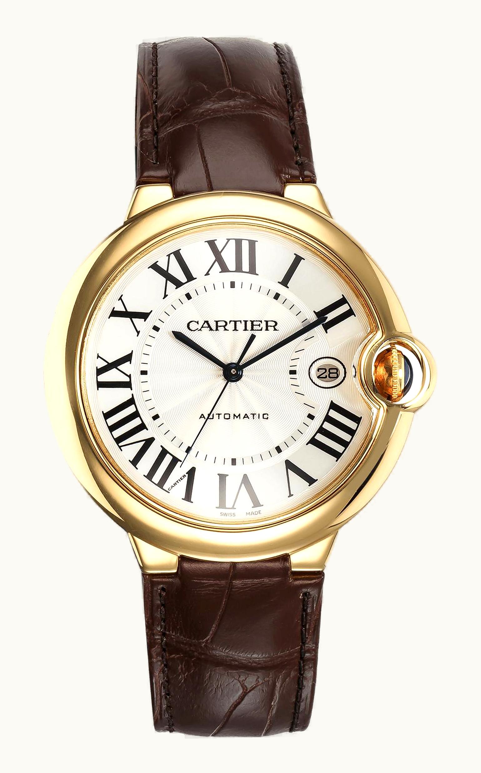 Cartier Ballon Blue de Cartier 42 Automatic Yellow Gold / Silver