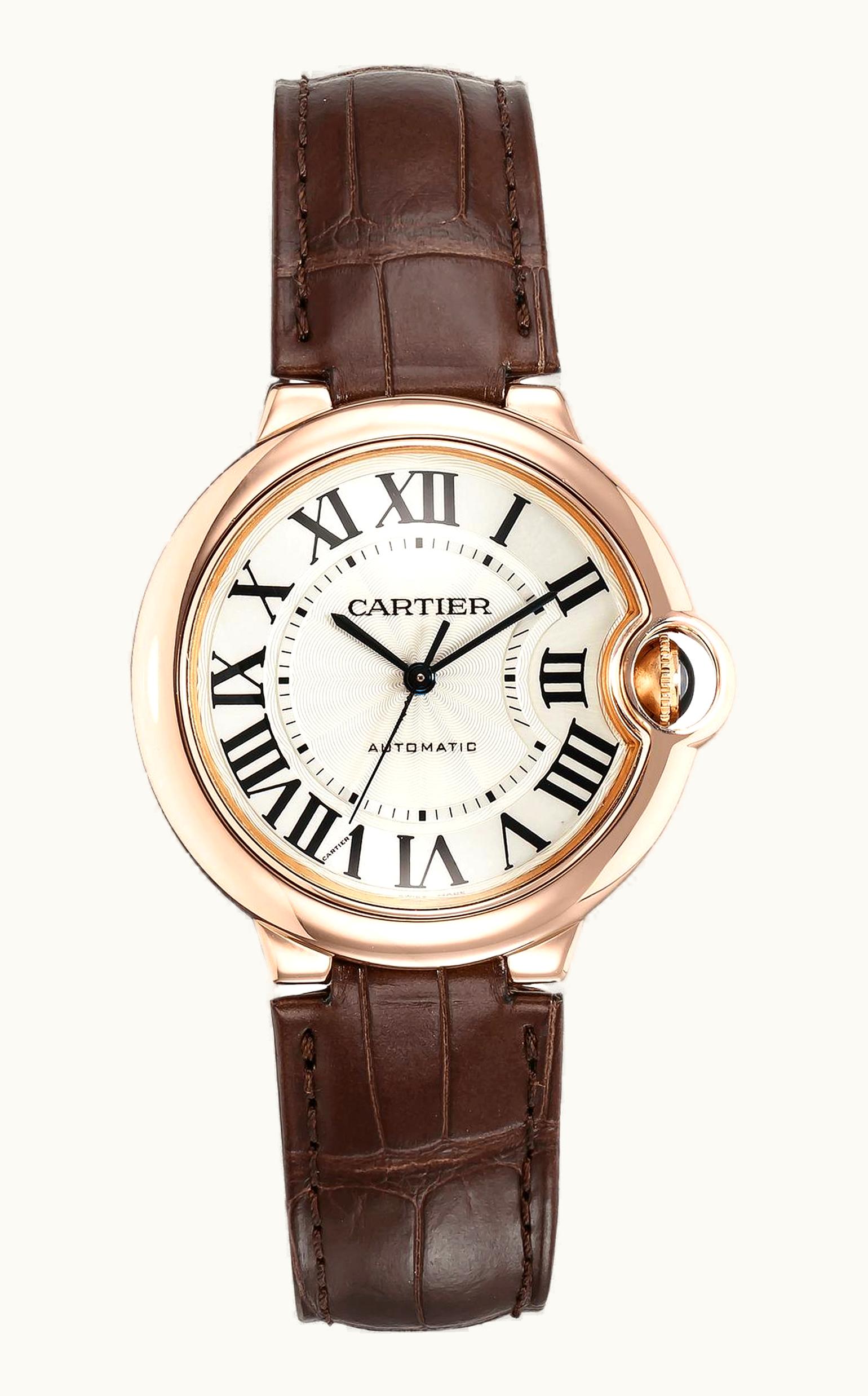 Cartier Ballon Blue de Cartier 36 Automatic Pink Gold / Silver