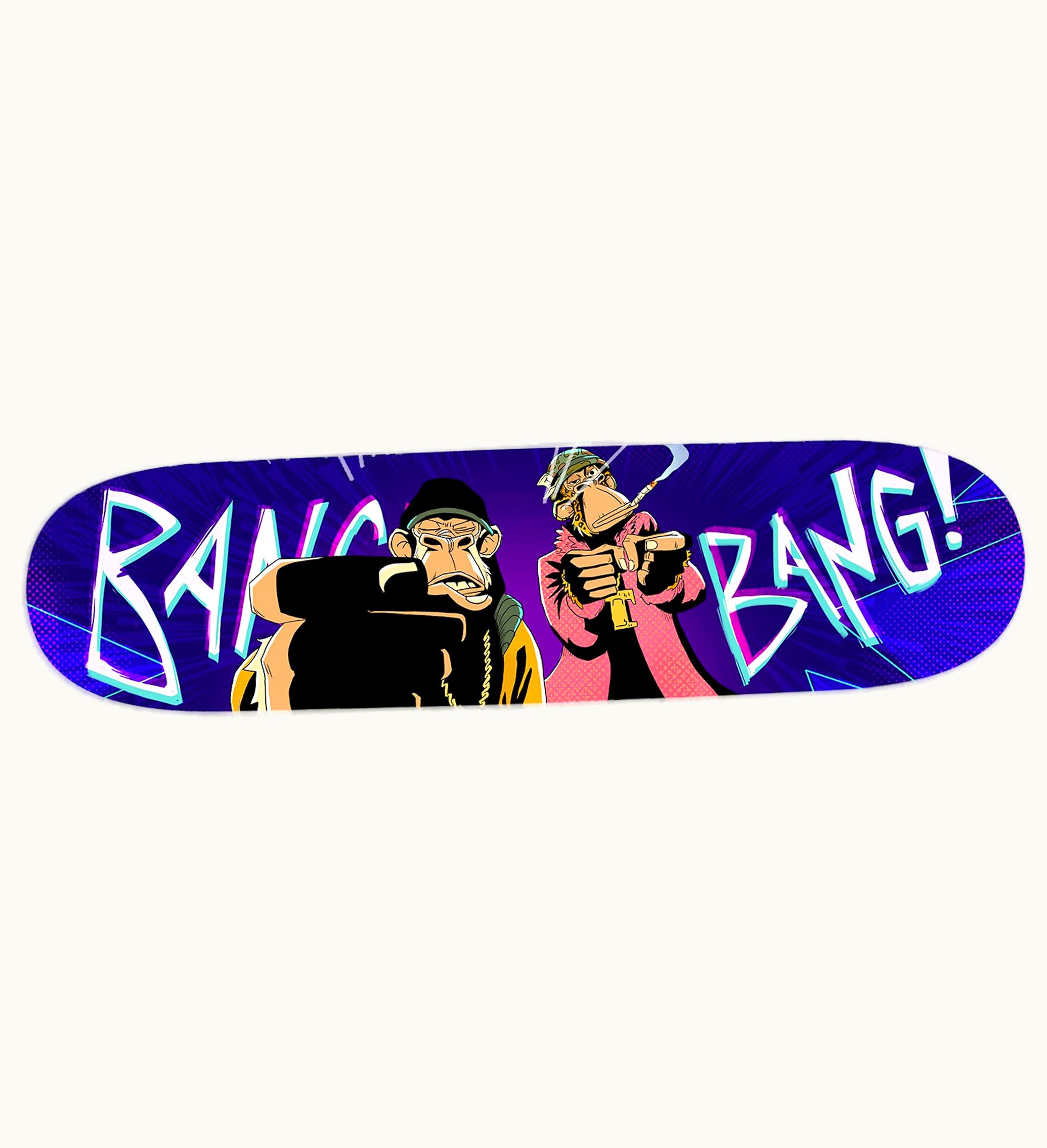 Ape Editions Ape Editions Snoop Dogg x Eminem 1xRun Bang Bang Skateboard Deck Editon of 100