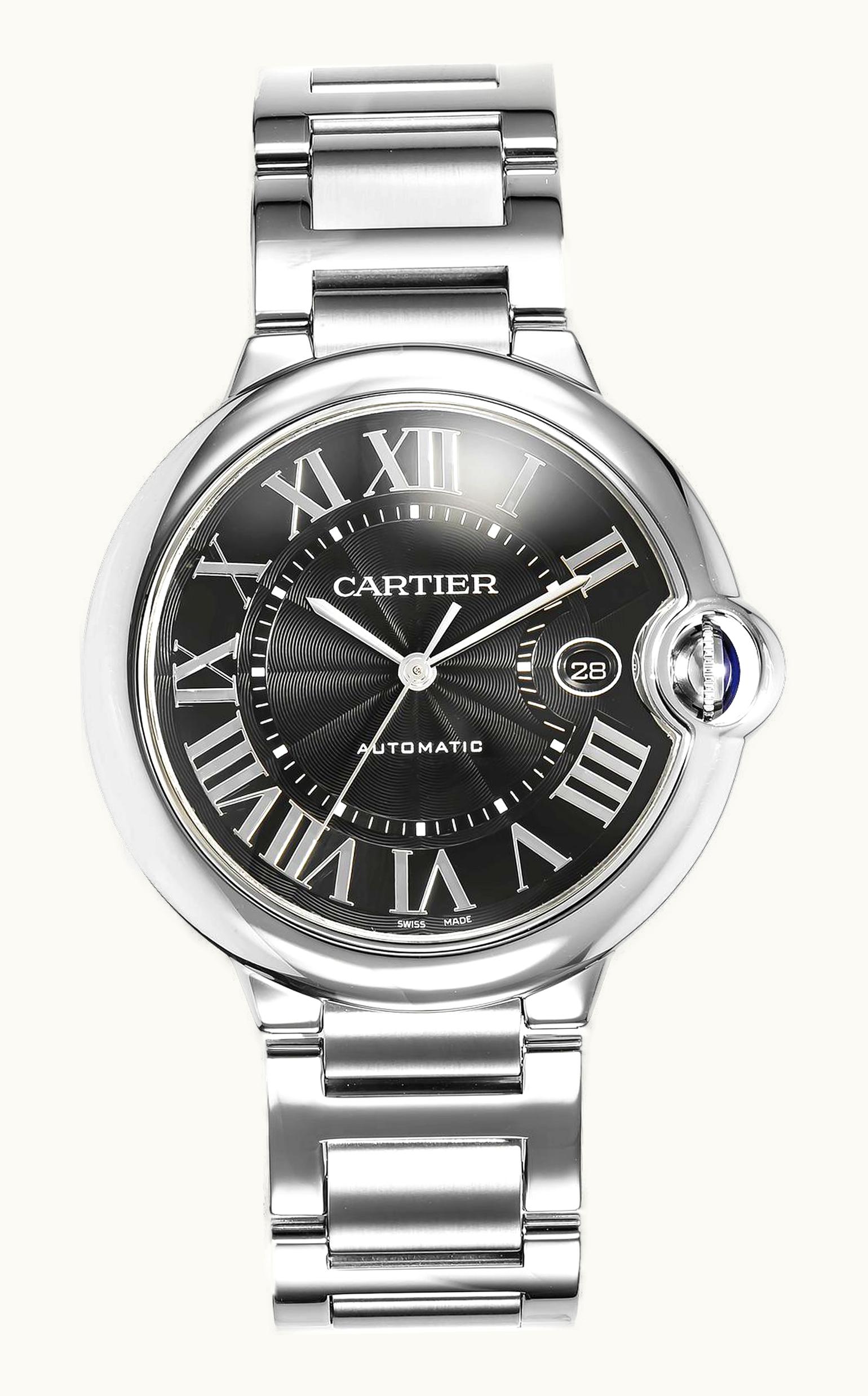 Cartier Ballon Blue de Cartier 42 Automatic Stainless Steel / Black / Bracelet