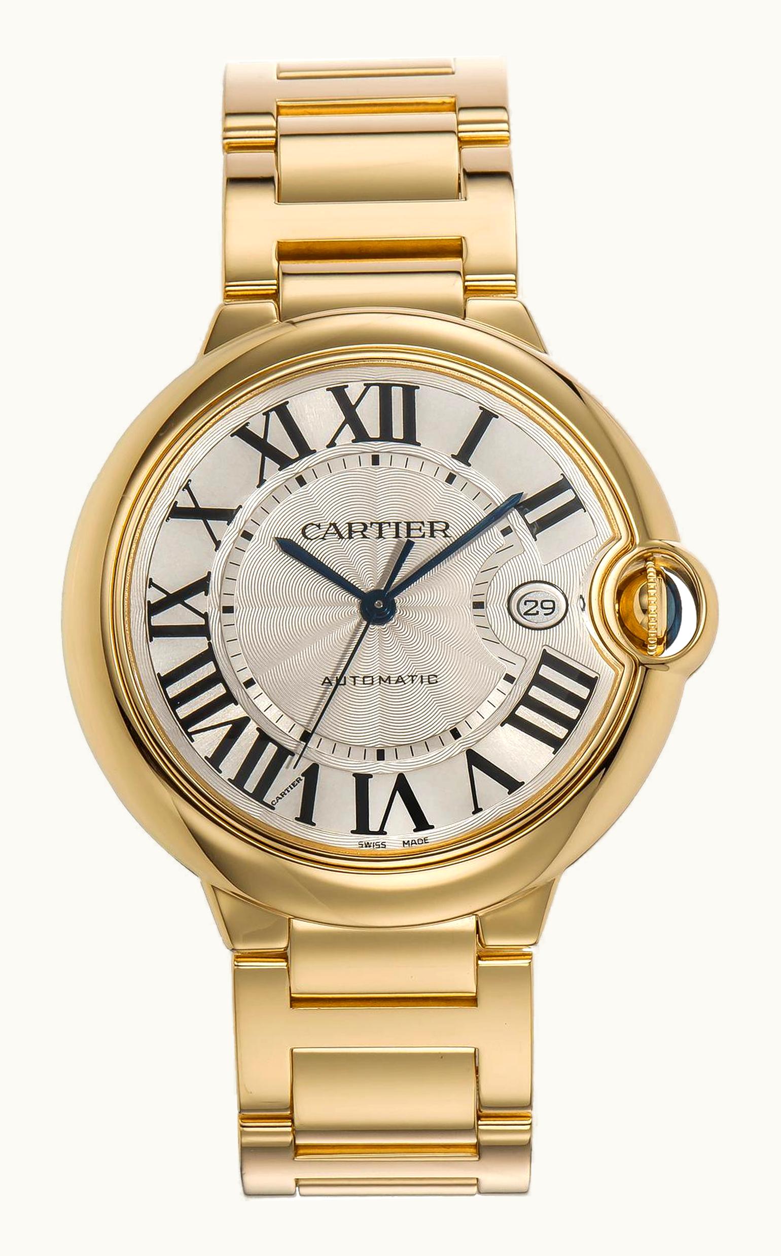 Cartier Ballon Blue de Cartier 42 Automatic Yellow Gold / Silver / Bracelet