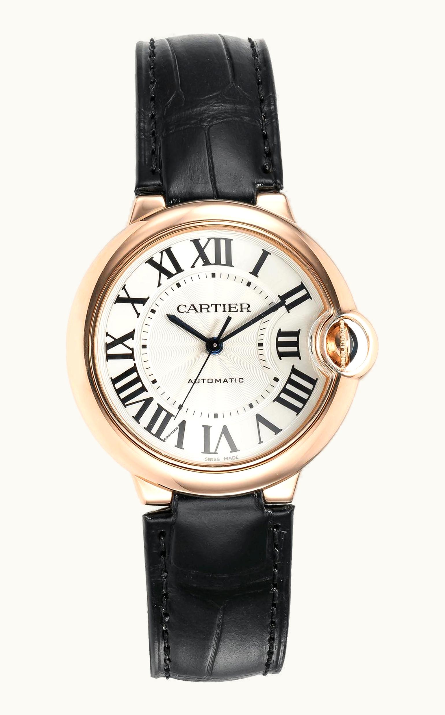 Cartier Ballon Blue de Cartier 36 Automatic Pink Gold / Silver