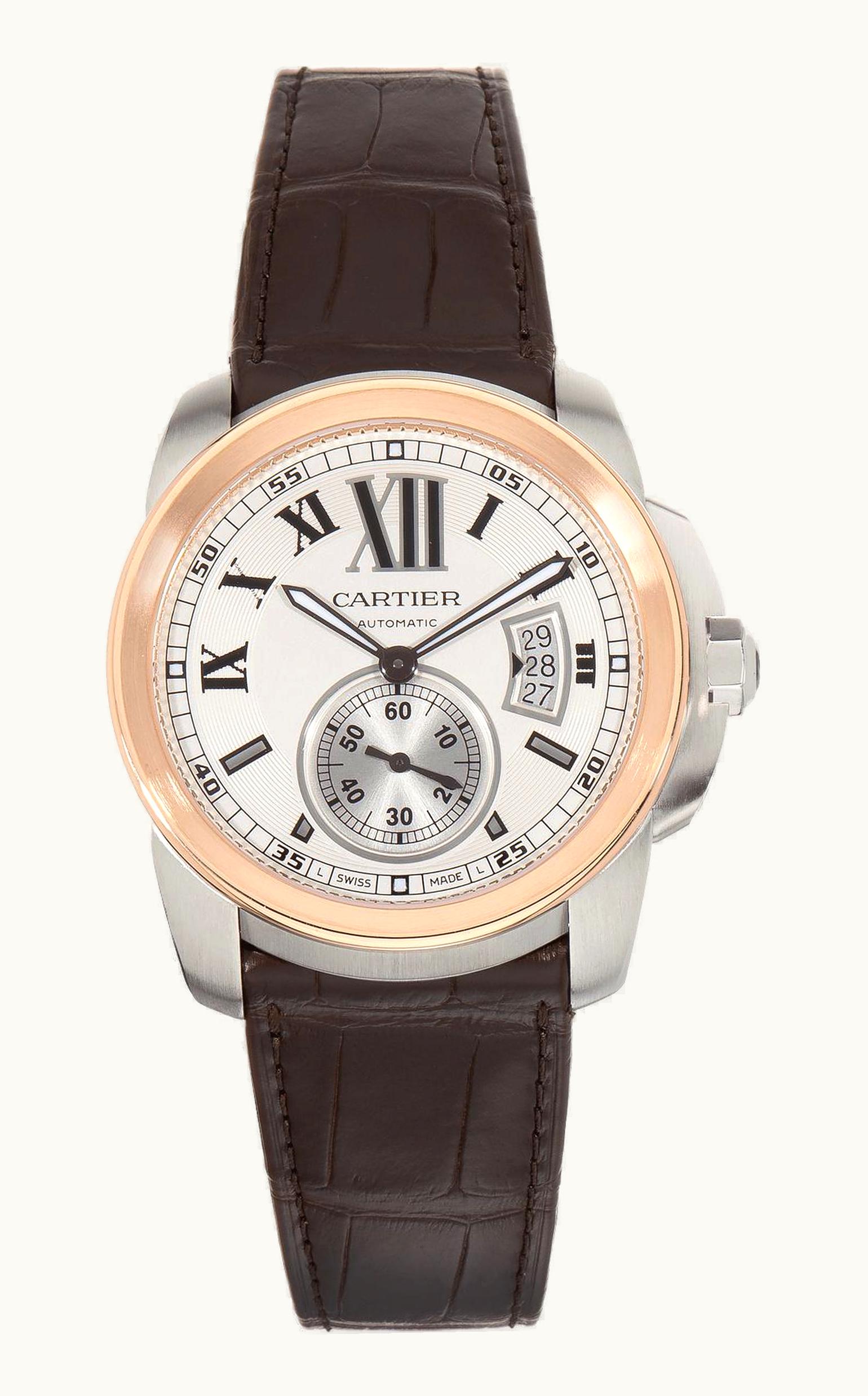 Cartier Calibre de Cartier 42 Stainless Steel / Pink Gold / Silver