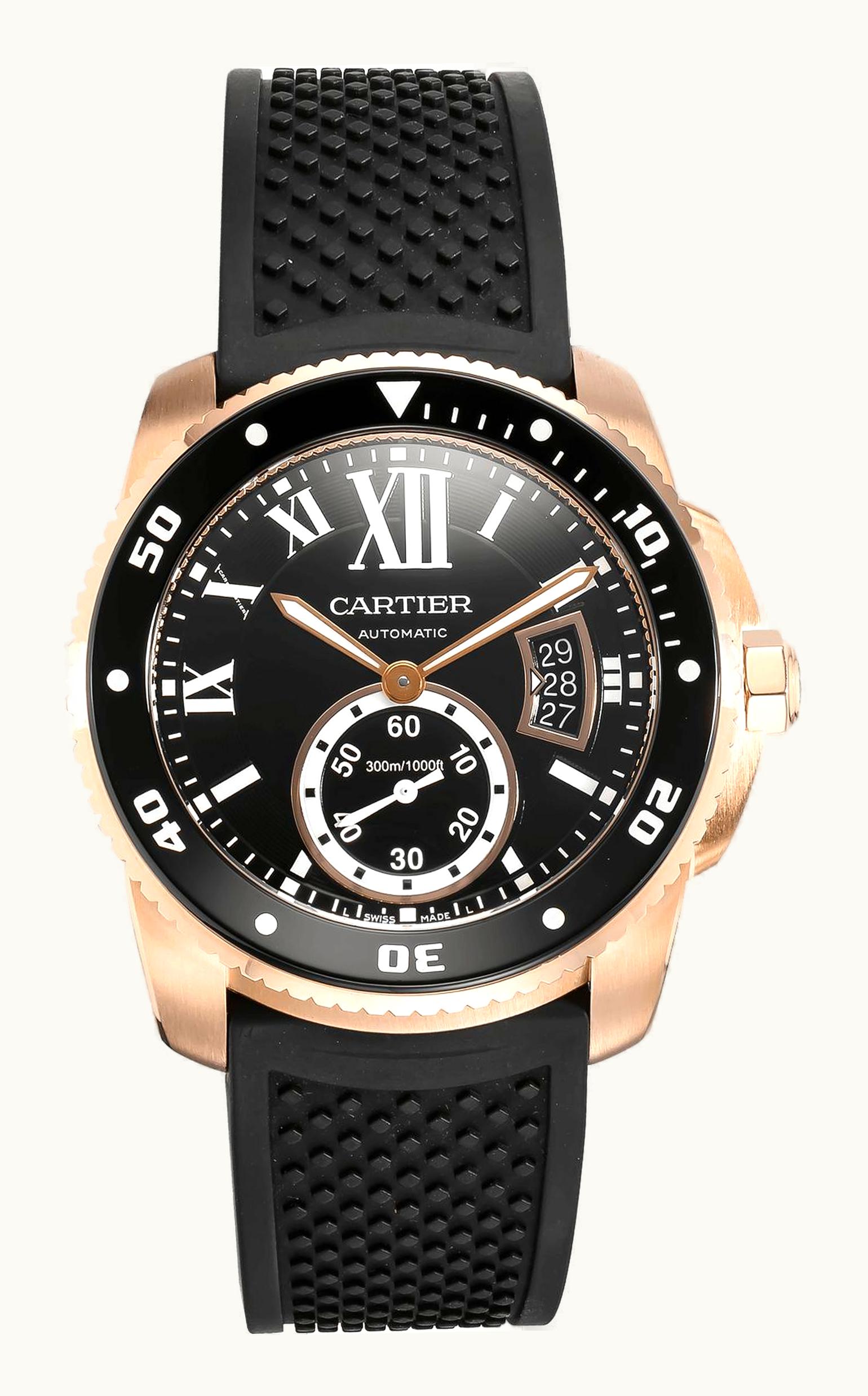 Cartier Calibre de Cartier Diver Pink Gold / Black