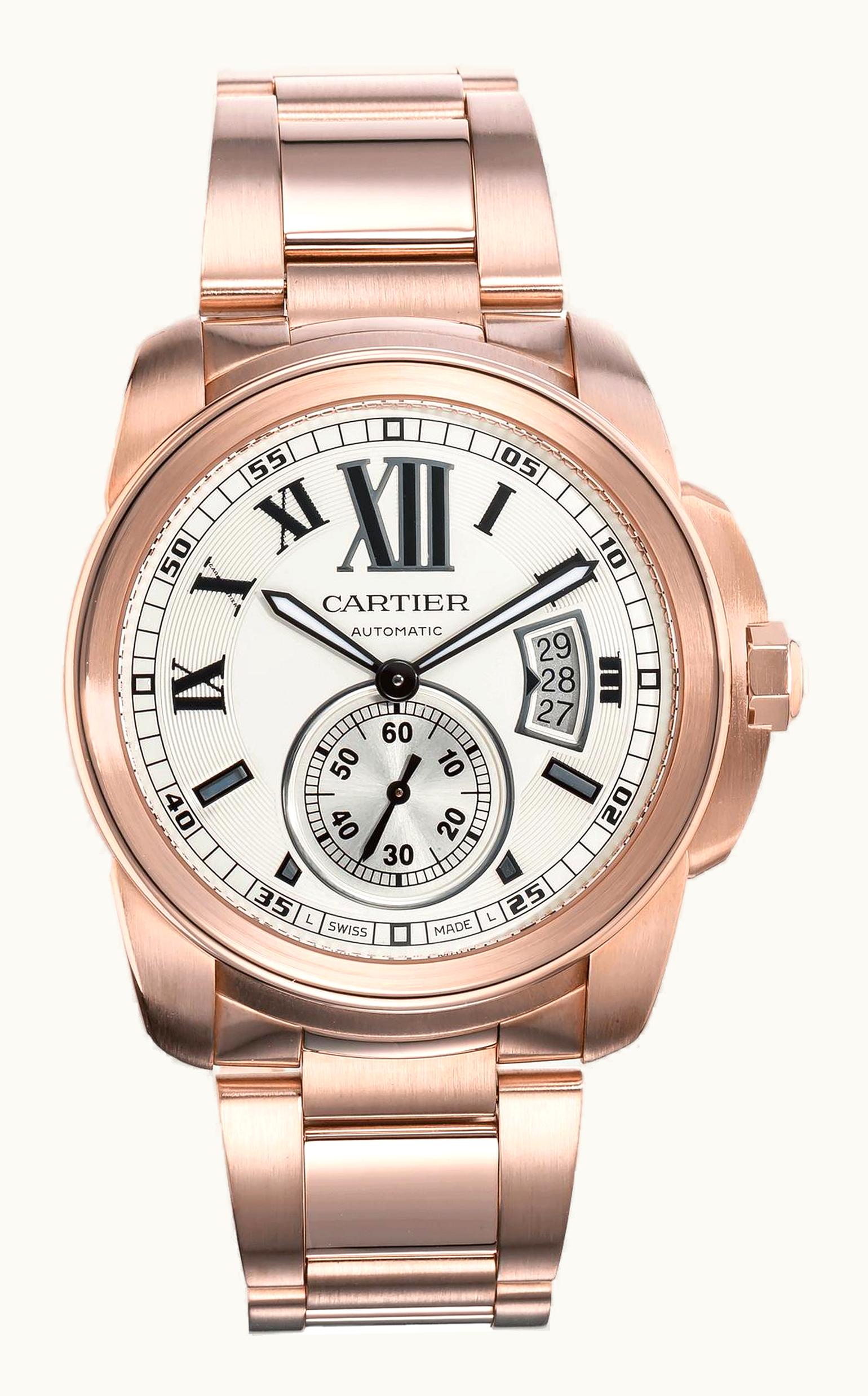 Cartier Calibre de Cartier 42 Pink Gold / Silver / Bracelet