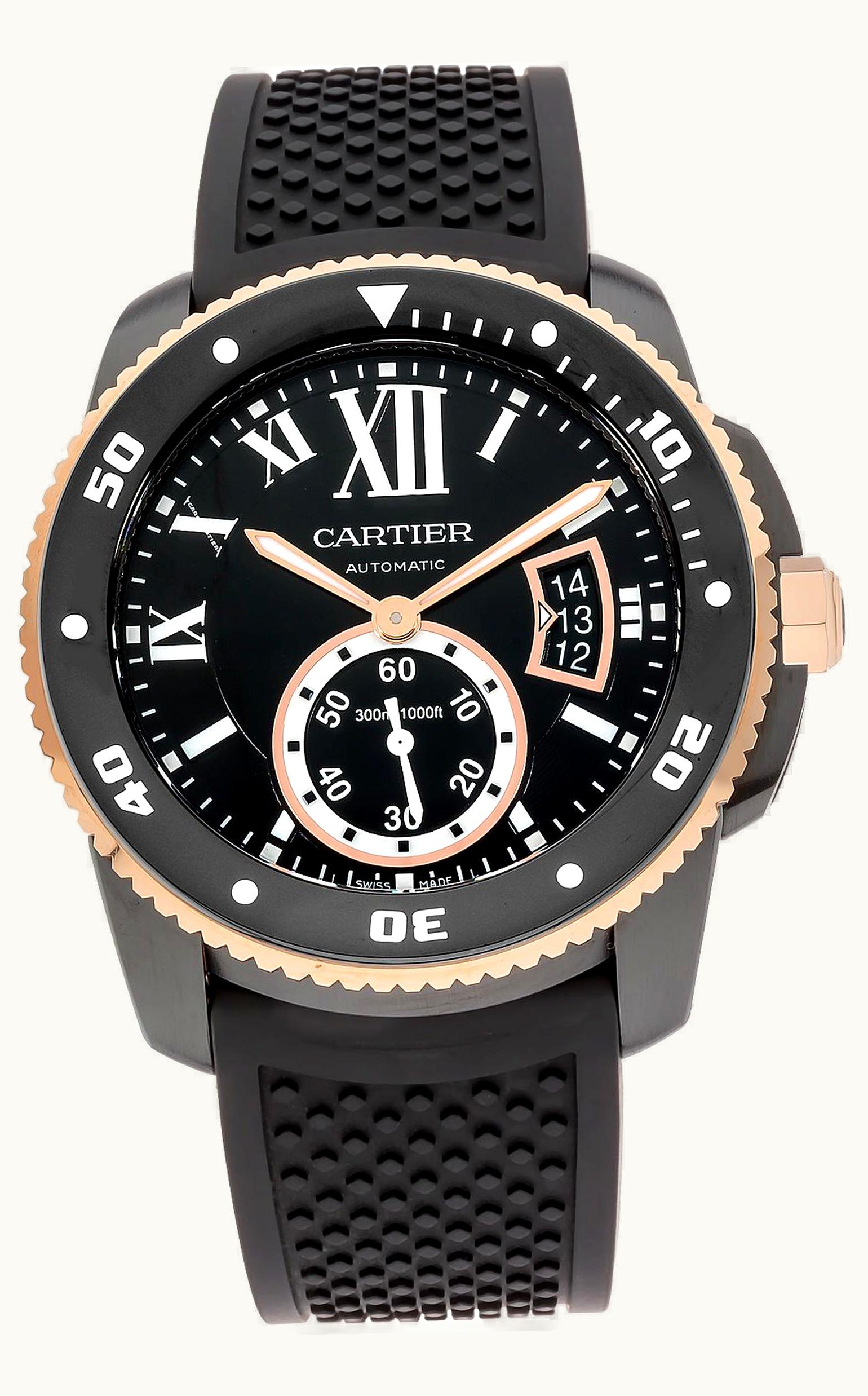 Cartier Calibre de Cartier Diver Carbon / Pink Gold