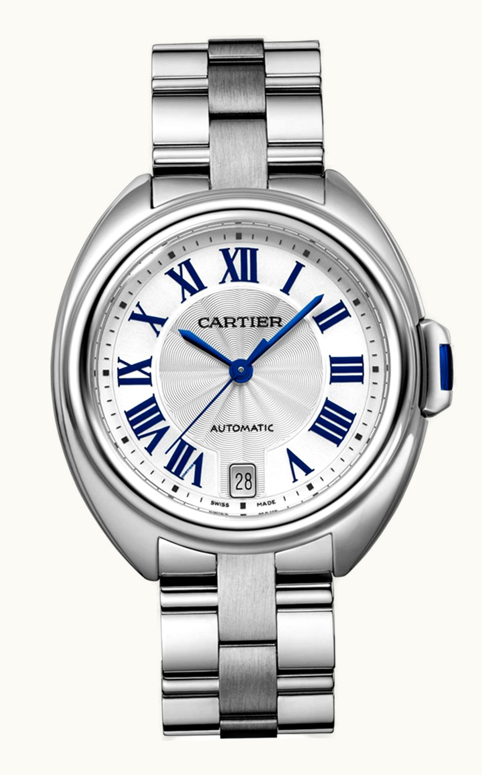Cartier Clé de Cartier 35 Stainless Steel / Silver / Bracelet