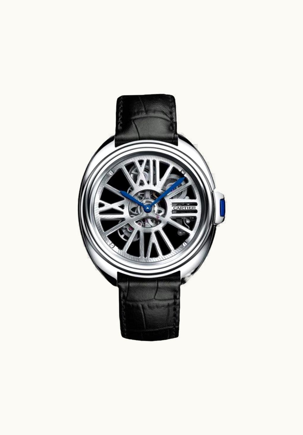 Cartier Clé de Cartier 41 Skeleton Automatic Palladium