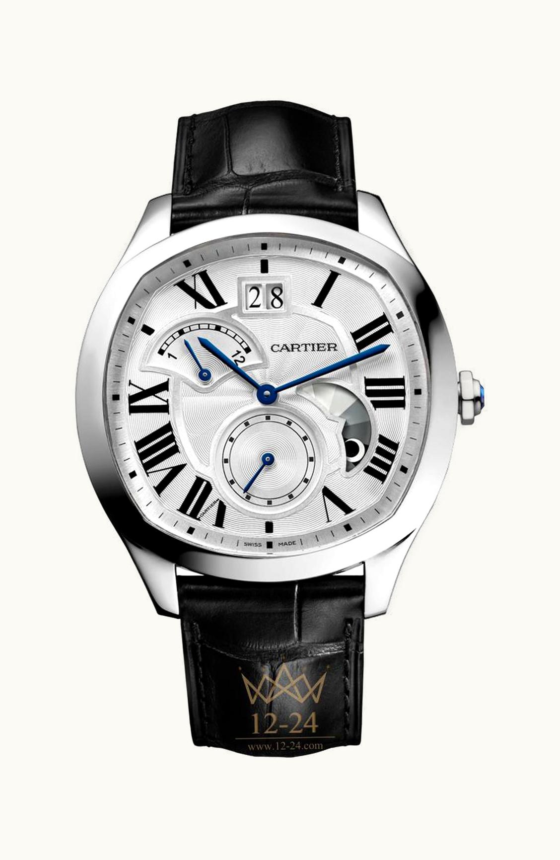 Cartier Drive de Cartier Second Time Zone Day / Night Stainless Steel / Silver