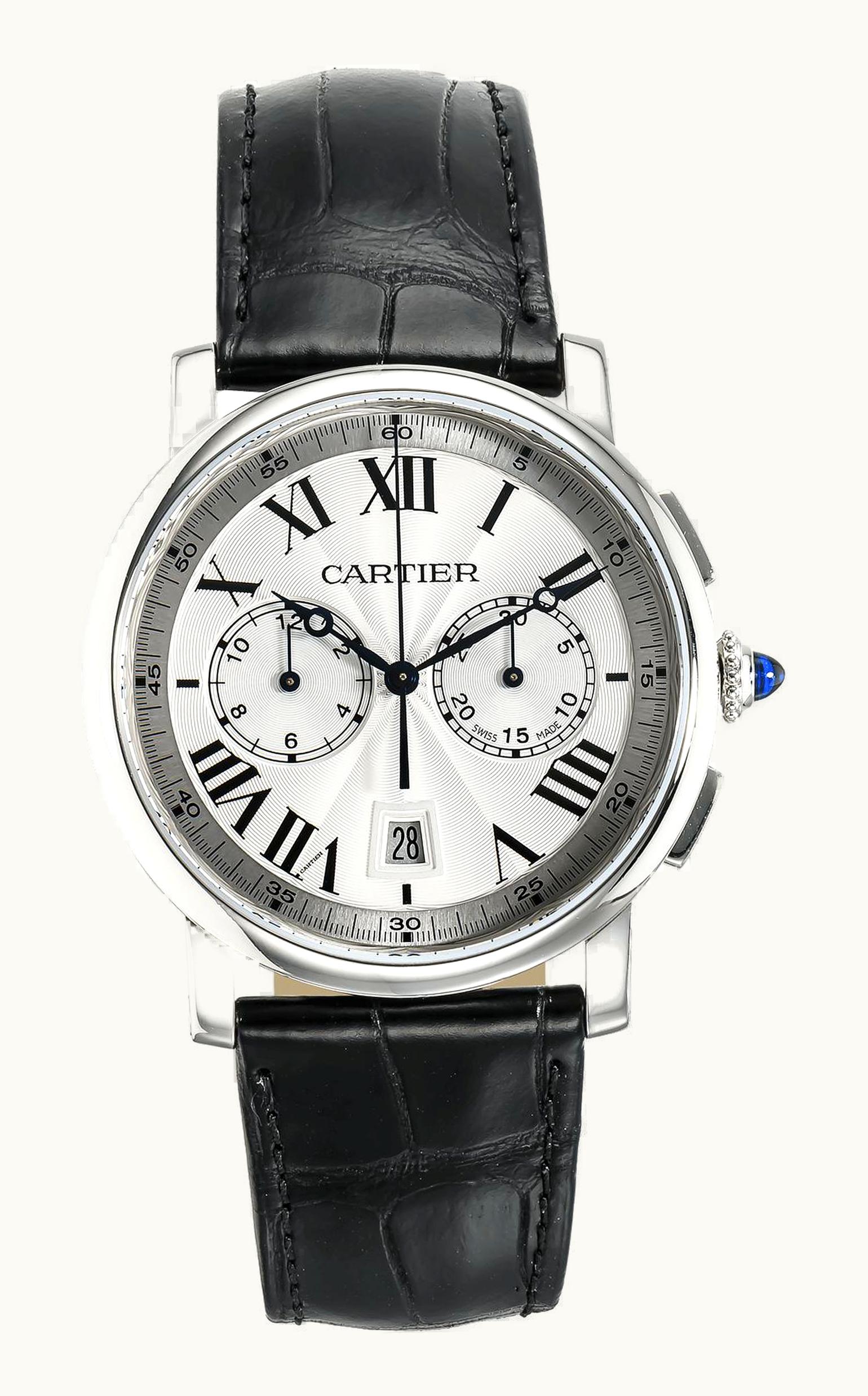Cartier Rotonde de Cartier Chronograph Stainless Steel / Silver
