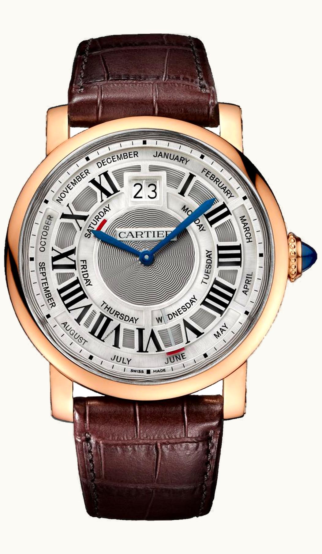 Cartier Rotonde de Cartier 45 Annual Calendar Pink Gold / Silver