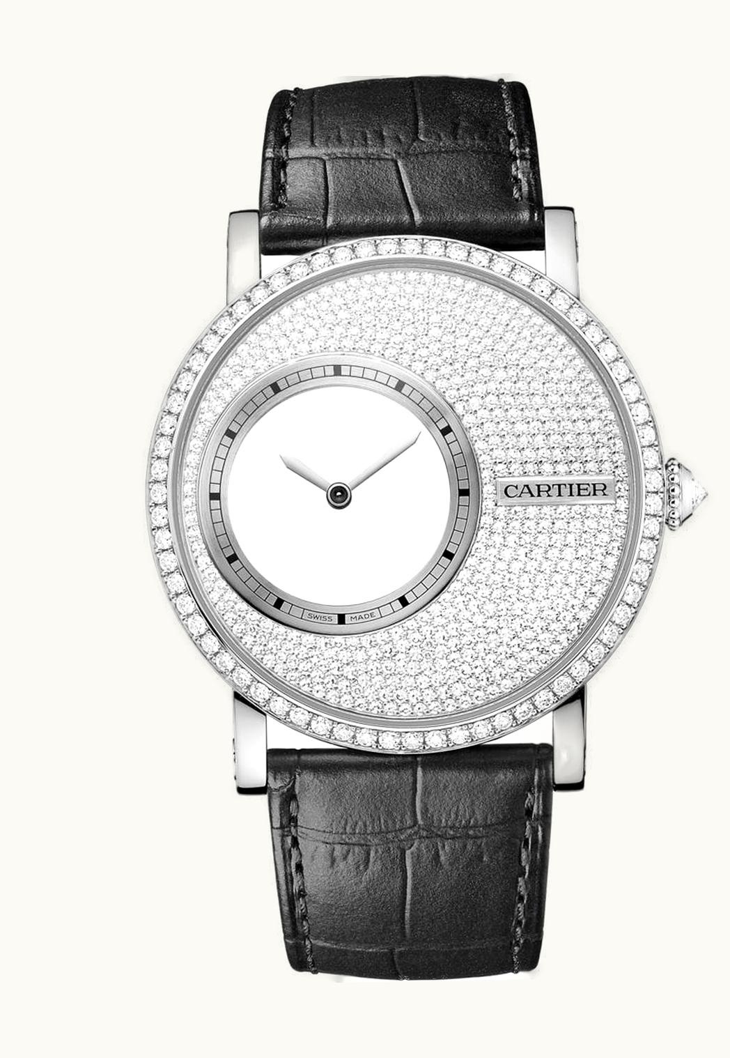 Cartier Rotonde de Cartier Mysterious Hour White Gold / Diamond
