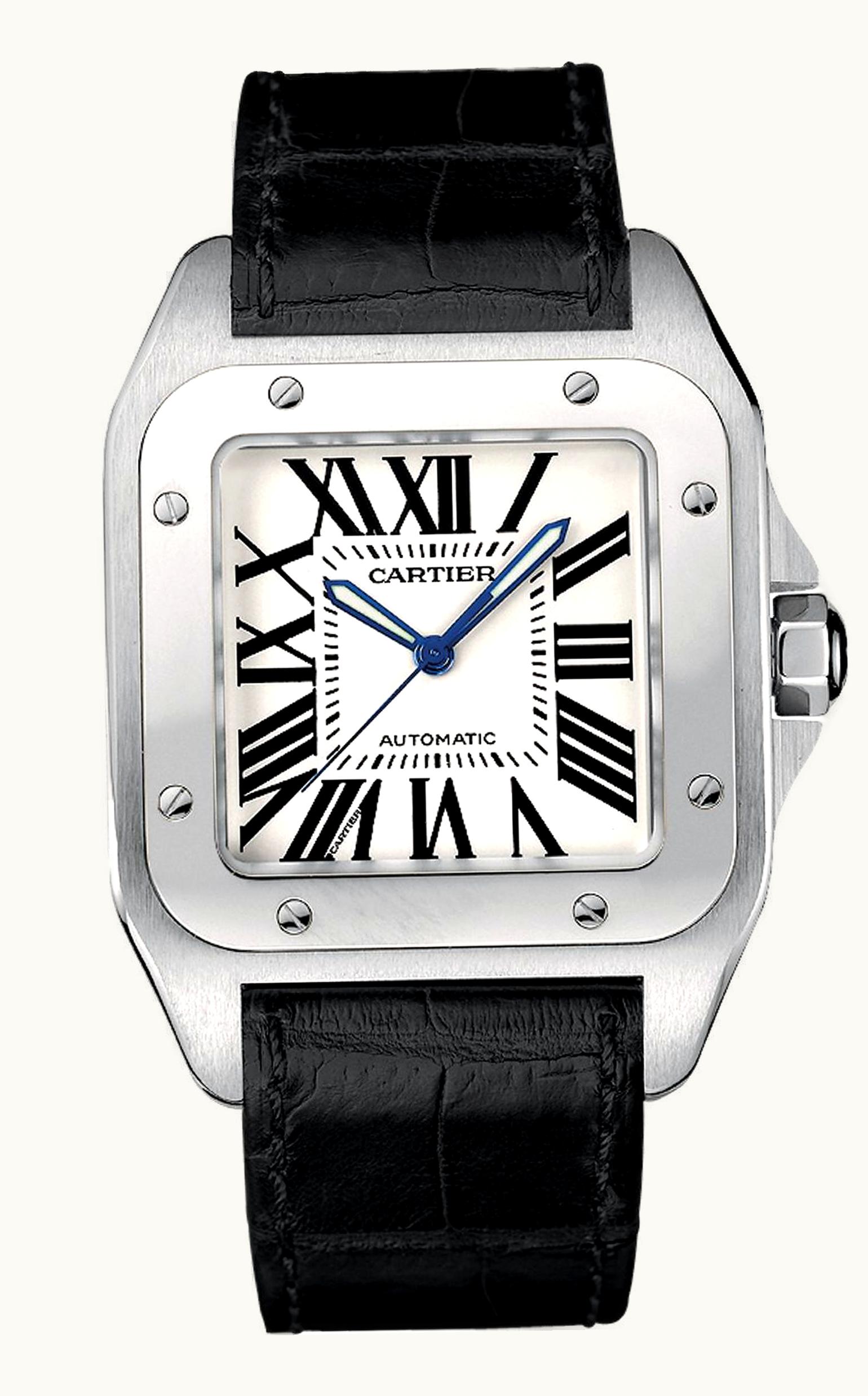 Cartier Santos 100 41.3 Stainless Steel / Silver